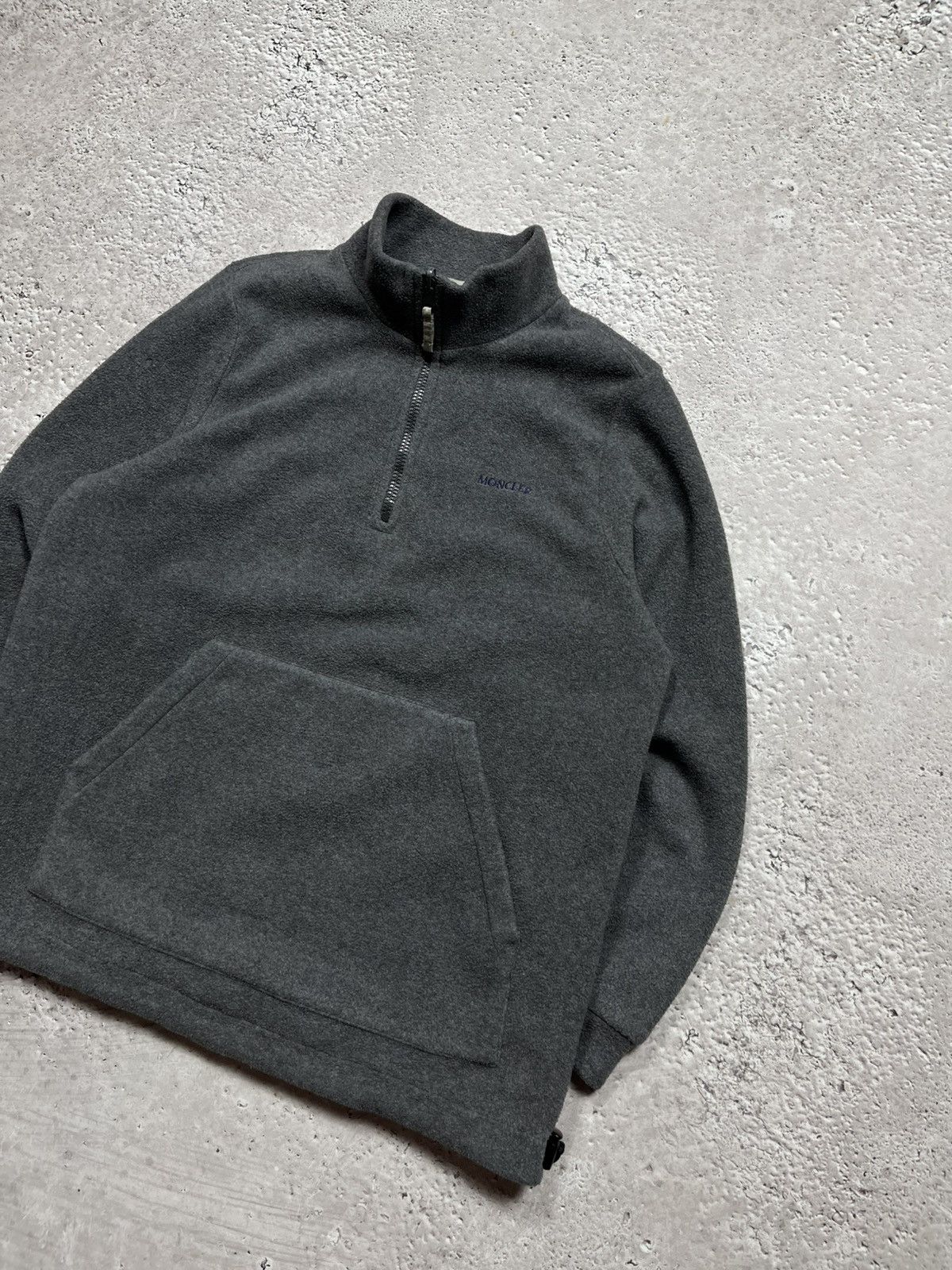 Moncler × Vintage Vintage Moncler Reversible Nylon Fleece Pullover Jacket S Size S / US 4 / IT 40 - 14 Thumbnail