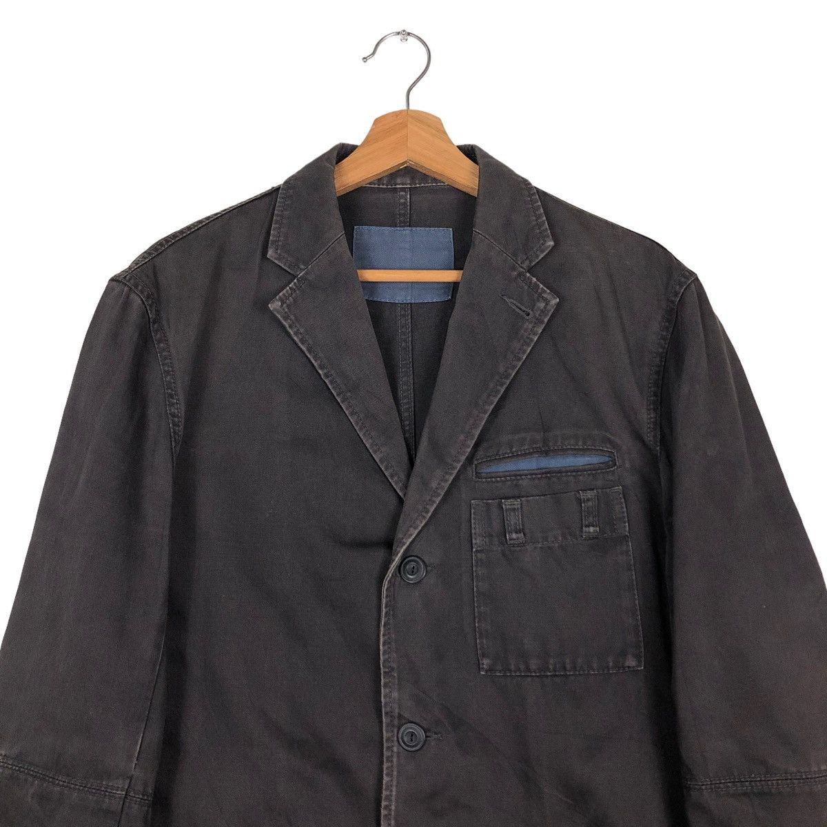 Japanese Brand 🔥VINTAGE WORK JACKET MULTI POCKET PPFM JAPAN ISSEY MIYAKE Size US L / EU 52-54 / 3 - 3 Thumbnail