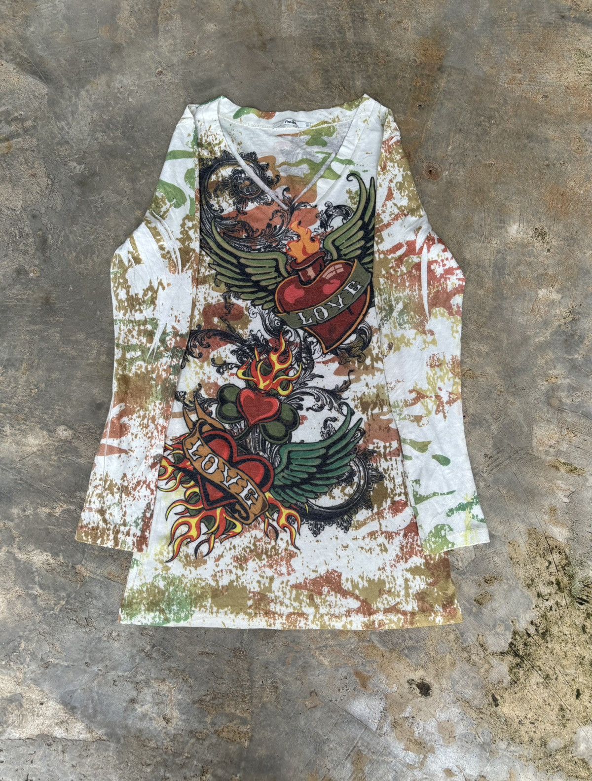 Hysteric Glamour × If Six Was Nine × Japanese Brand Y2k Opium Papaya Love Tatto Punk Style Longsleeve Size M / US 6-8 / IT 42-44 - 1 Thumbnail