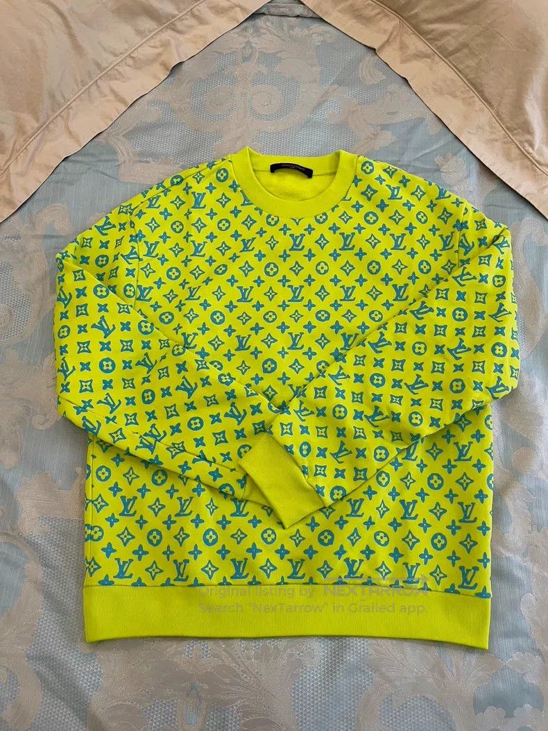 Louis Vuitton Louis Vuitton New full logo design sweatshirt Size US M / EU 48-50 / 2 - 2 Thumbnail