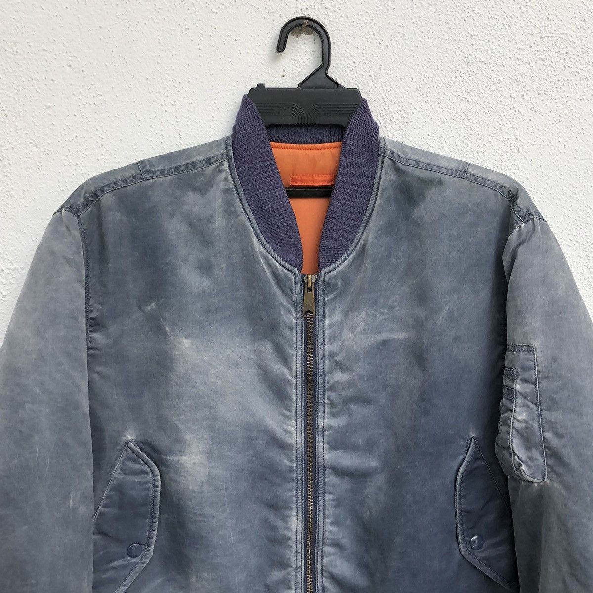 Vintage Vintage Air Force Sun Faded Intermedjate Ma-1 Parka Jacket Size US L / EU 52-54 / 3 - 9 Thumbnail