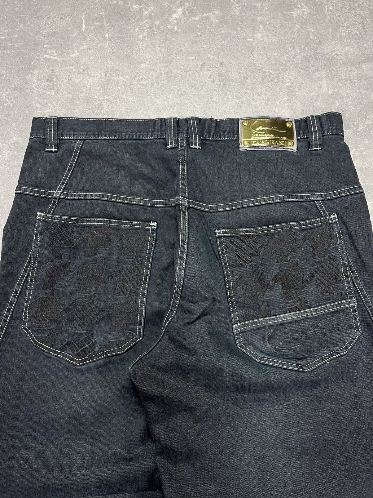 Karl Kani Karl Kani Big Logo Pockets Baggy Faded Denim Jeans 38 Size US 38 / EU 54 - 11 Thumbnail