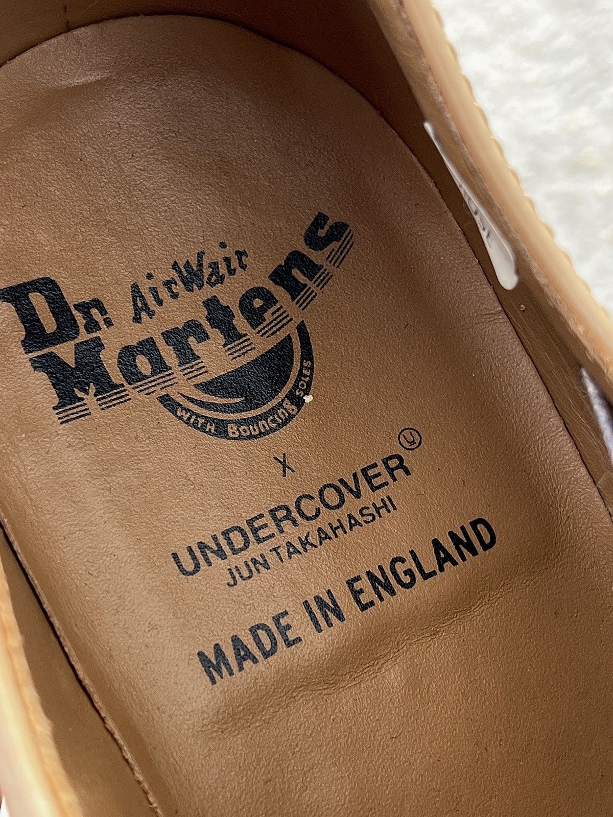 Undercover Dr. Martens Undercover x 1461 Patent Leather 'Beige' Size US 11 / EU 44 - 10 Thumbnail