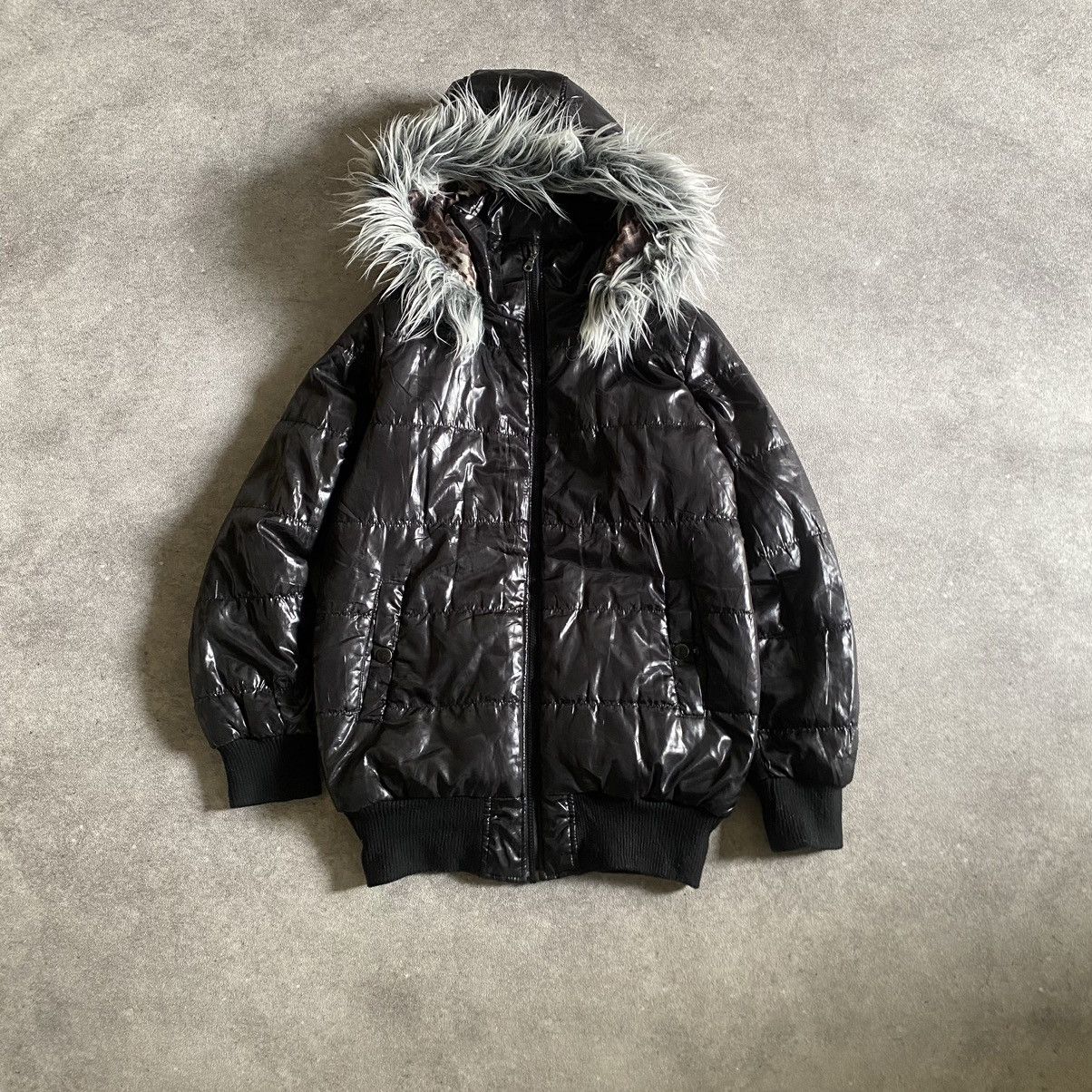Japanese Brand Blue Strive Japanese Fur Bomber - If Six Was Nine Style Size US L / EU 52-54 / 3 - 1 Thumbnail