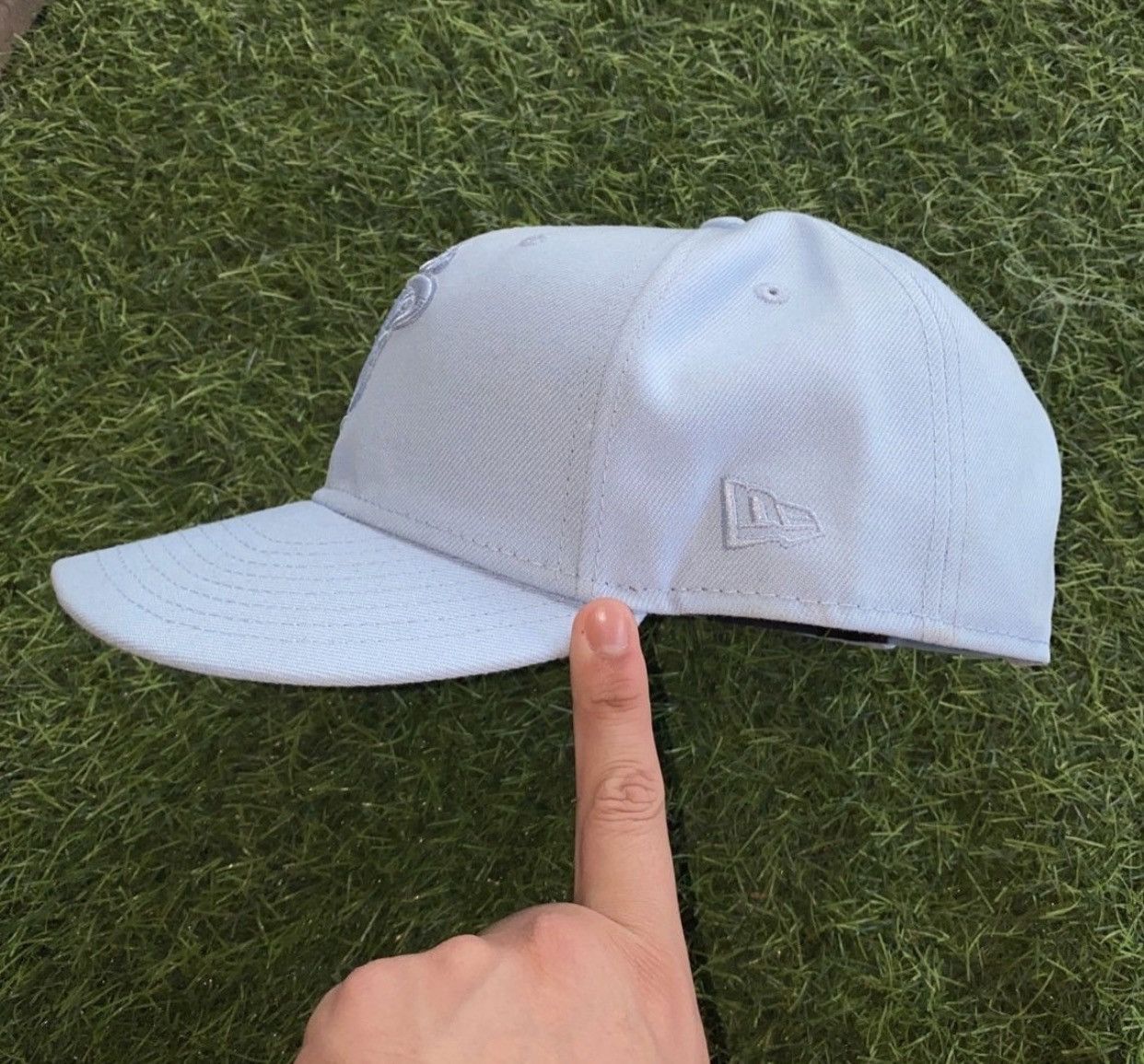 New Era × Vintage New Era Miami Heat Light Blue Cap Unisex NBA One size Size ONE SIZE - 3 Thumbnail