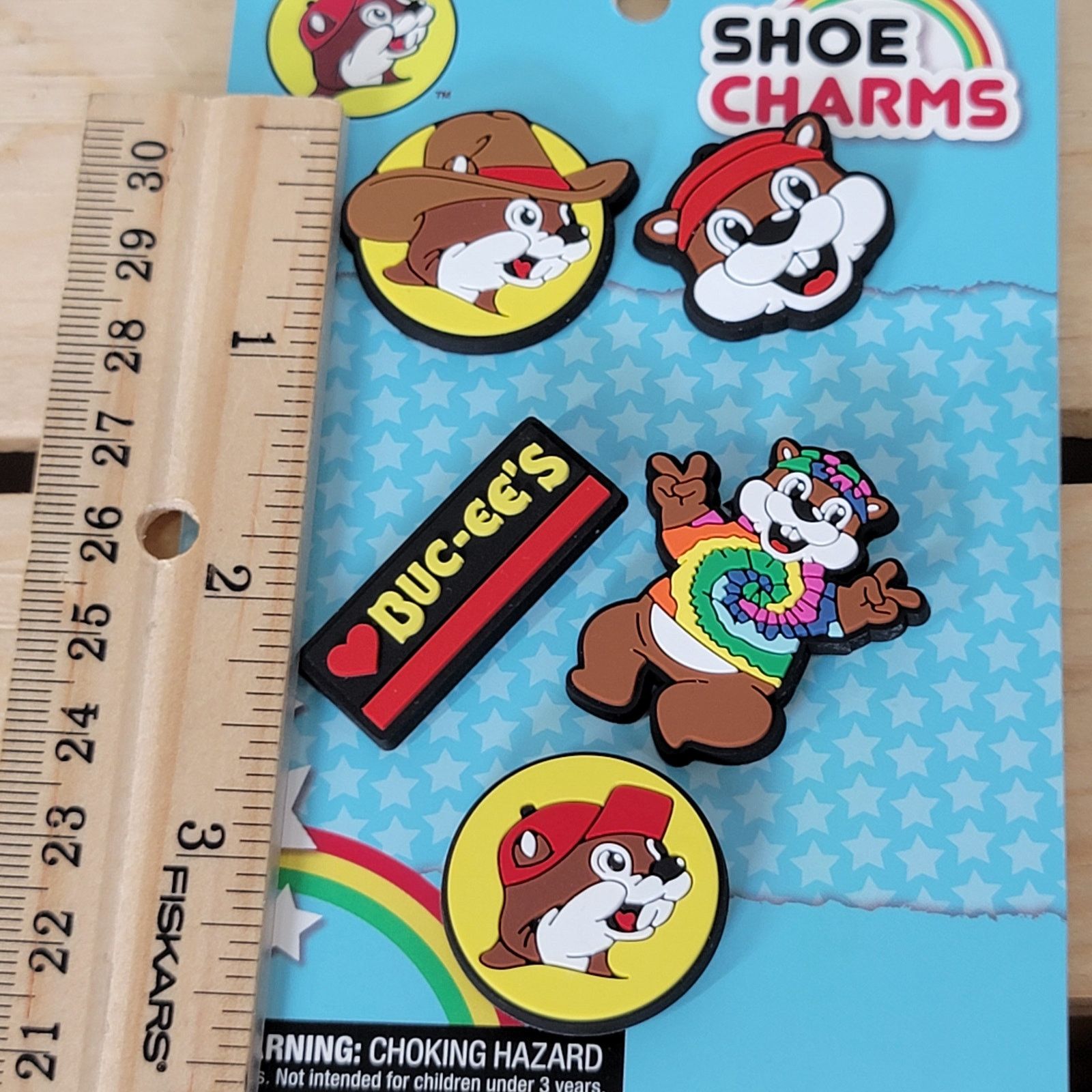 Other Buc-ee's Set of 5 Shoe Charms Beavers NEW Size ONE SIZE - 3 Thumbnail