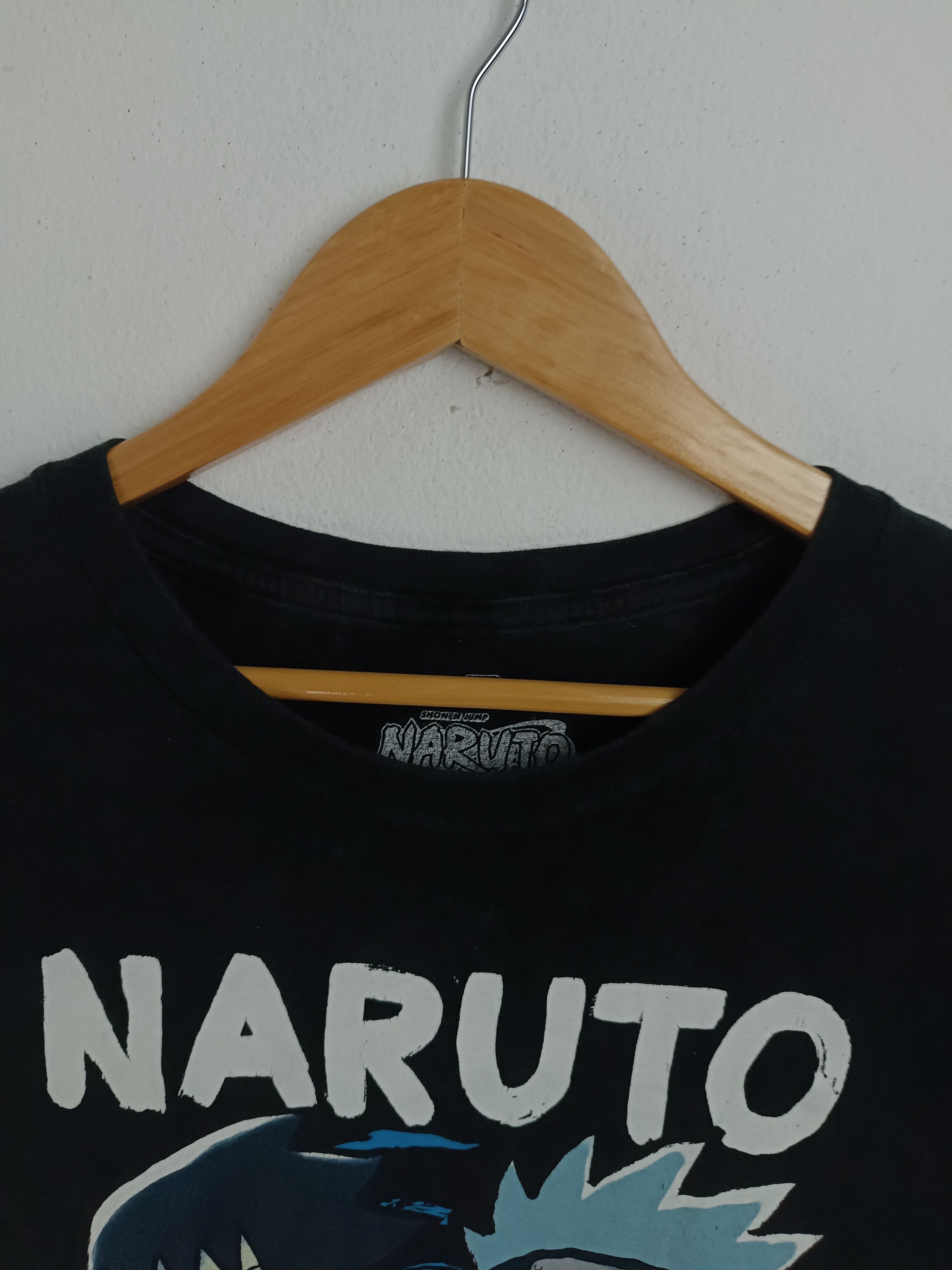 Anime VINTAGE NARUTO KAKASHI SASUKE LINEUP TEE bleach one piece Size US M / EU 48-50 / 2 - 10 Thumbnail