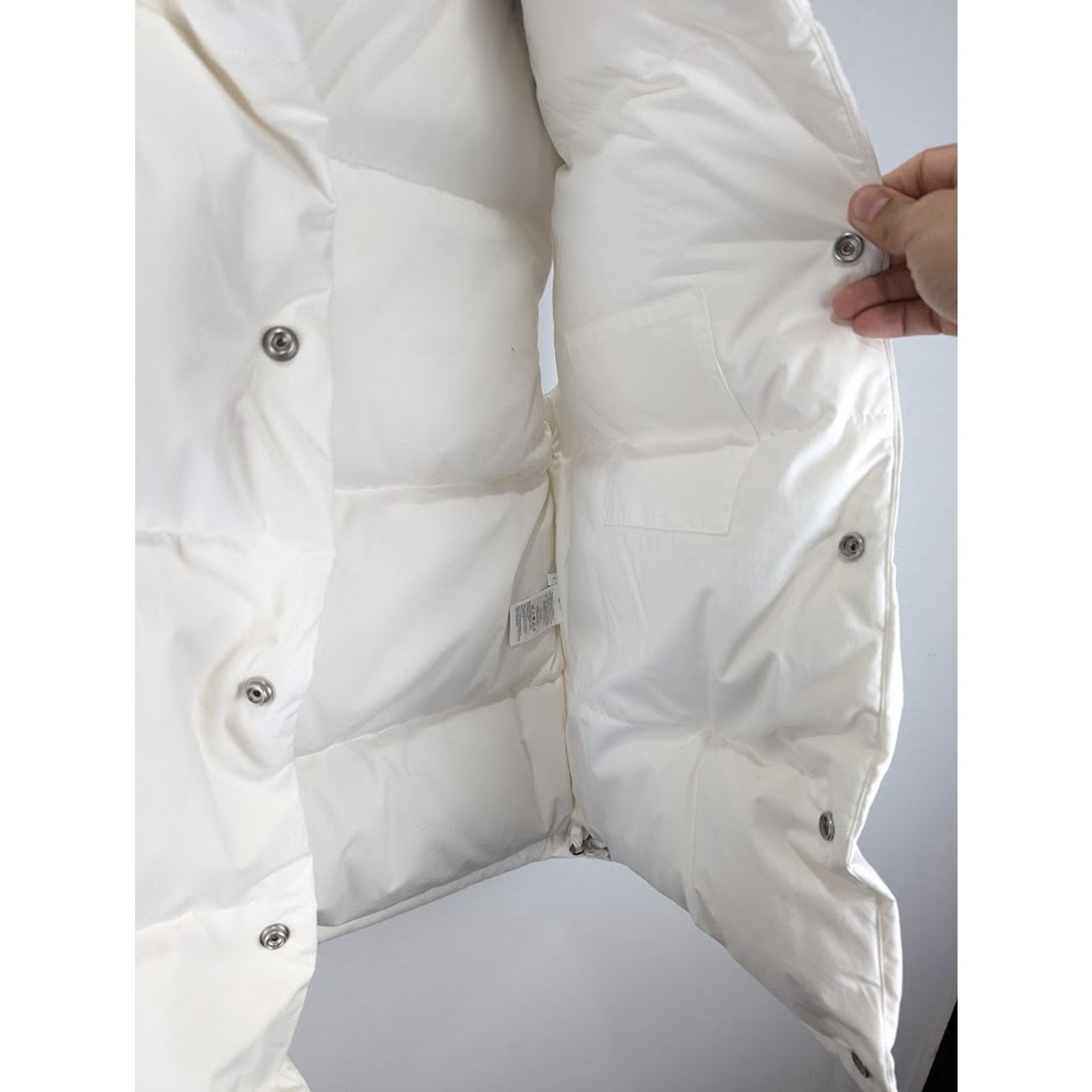 Bottega Veneta o1rshd1 Organic Frosted Poplin Gilet in Chalk Size US XL / EU 56 / 4 - 13 Thumbnail