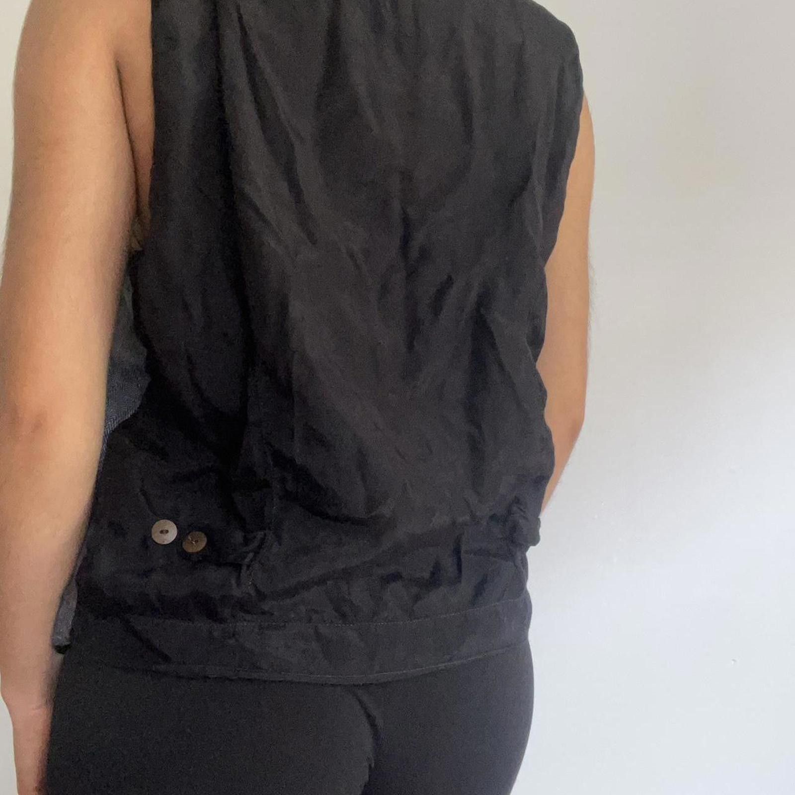 Other Navy blue and cream embroidered vest with a boho vibe #boho Size M / US 6-8 / IT 42-44 - 5 Thumbnail