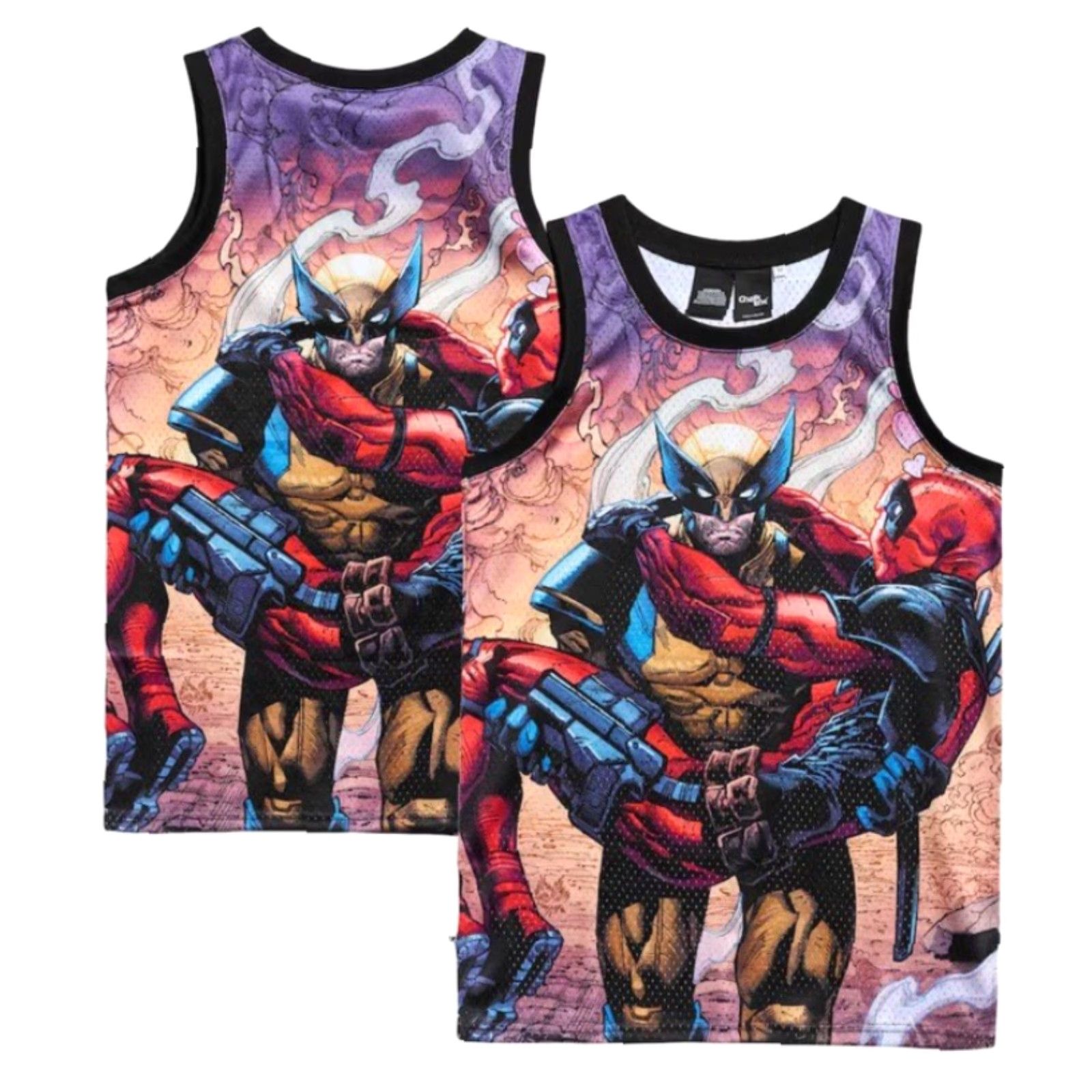 Chalk Line NEW NWT Chalk Line Marvel Deadpool & Wolverine Besties Venice Jersey Men L Sleeveless Round Neck Multicolor Activewear Jersey Size US L / EU 52-54 / 3 - 3 Thumbnail