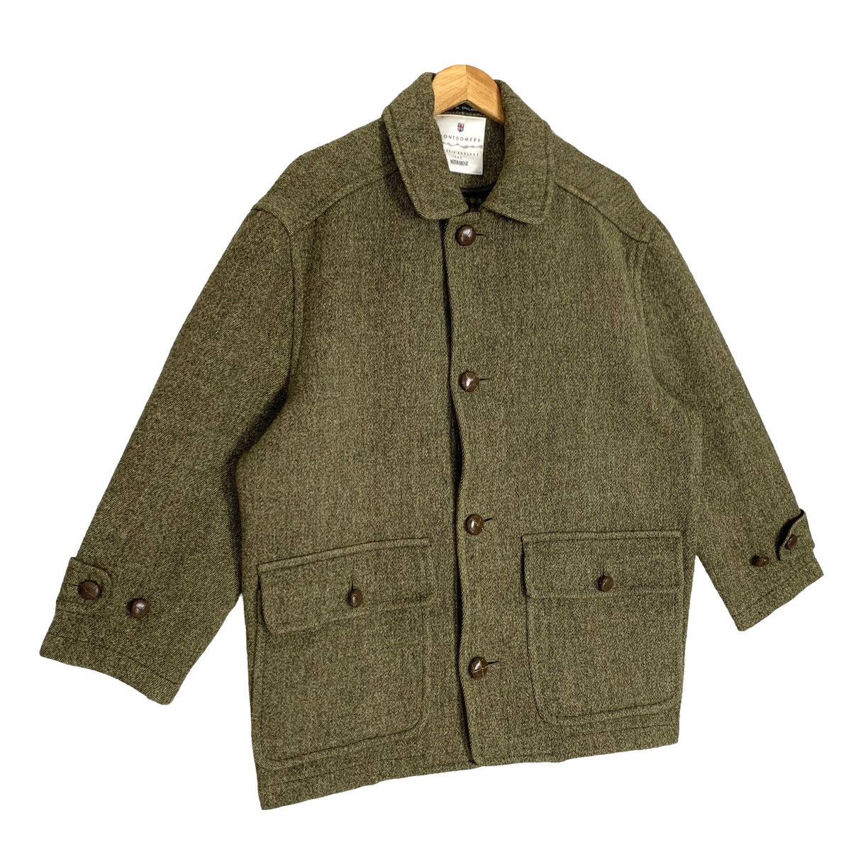 Original Montgomery Montgomery For Mitsumine Made In England Wool Jacket Size M Size US M / EU 48-50 / 2 - 3 Thumbnail