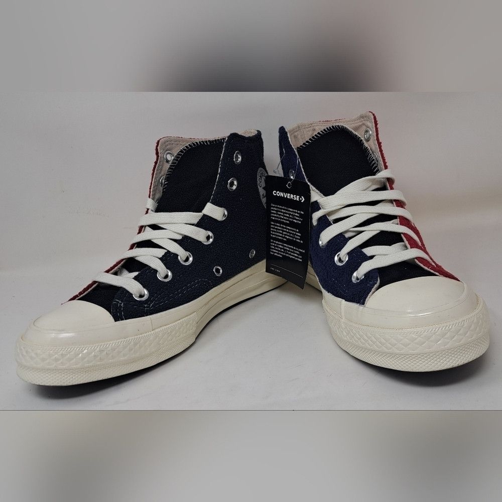 Converse Womens Chuck 70 Hi Top Upcycle Fleece 172267C Red