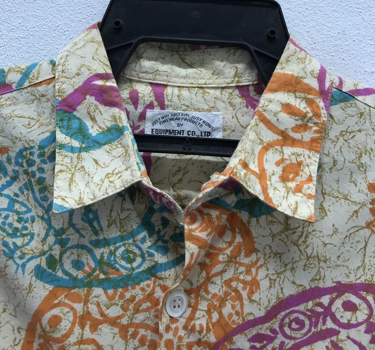 Equipment × Vintage Vintage Equipment Made In France Long Sleeve Shirt Button Up Size US M / EU 48-50 / 2 - 3 Thumbnail