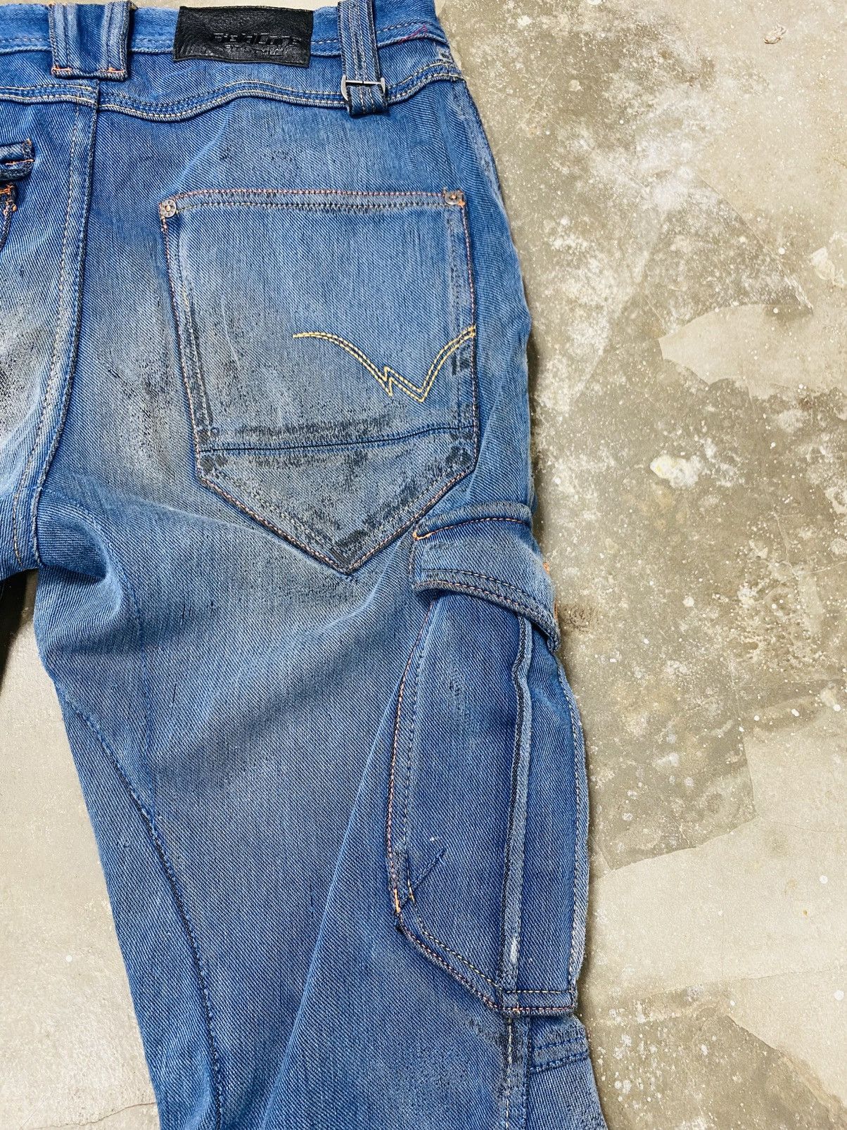Japanese Brand Rare Fieldcore Strecthable Banana Curve Cargo Jeans Size US 30 / EU 46 - 11 Thumbnail