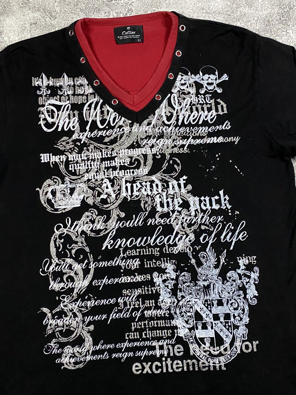y2k archive ifsix LGB 総柄　tシャツ If Six Was Nine × Japanese Brand × Le Grande Bleu (L.G.B.) Y2K