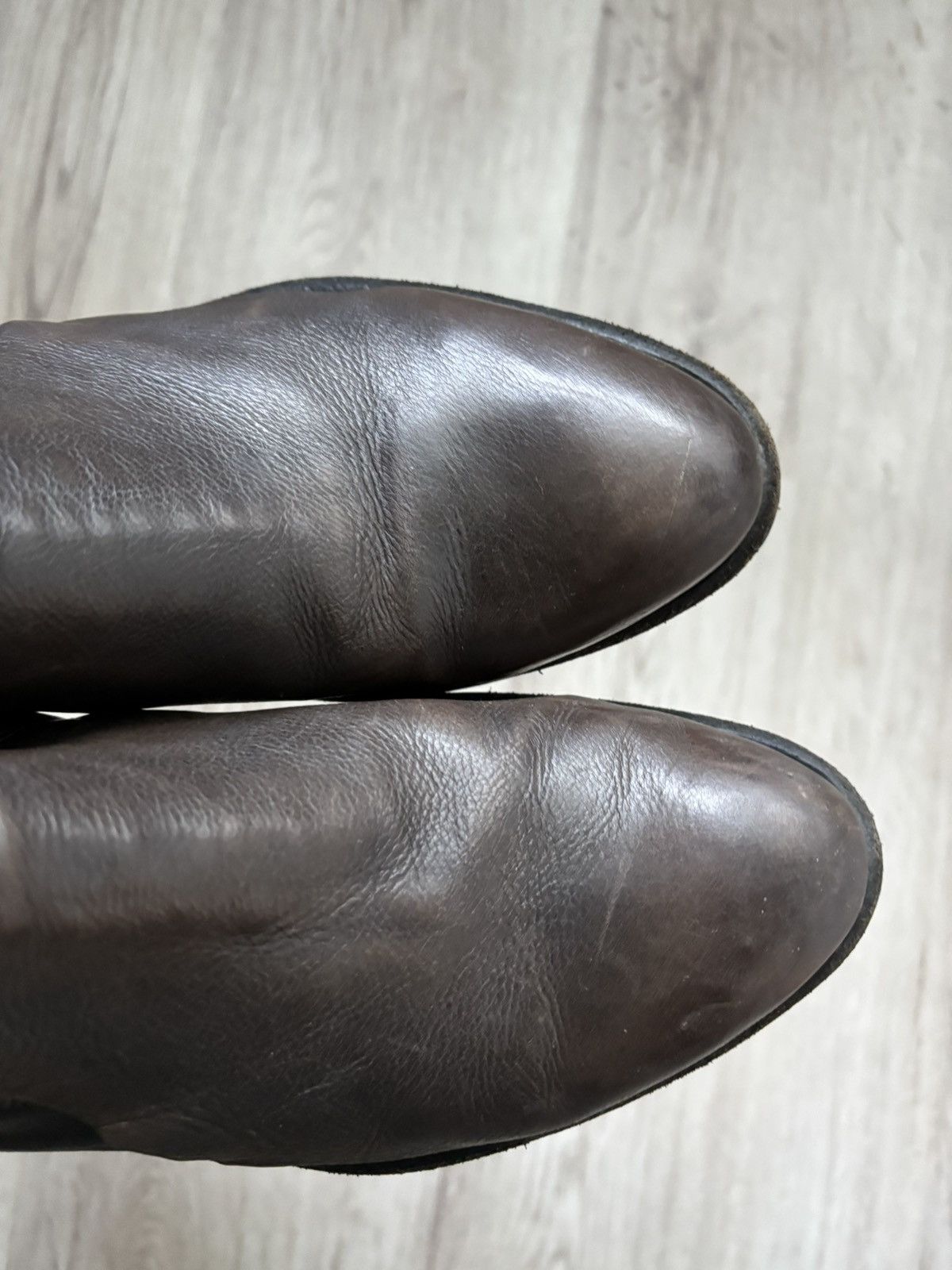 A.S.98 A.S.98 Leather Biker Gothic Boots High Heel EU37 US6.5 Size US 6.5 / IT 36.5 - 3 Thumbnail
