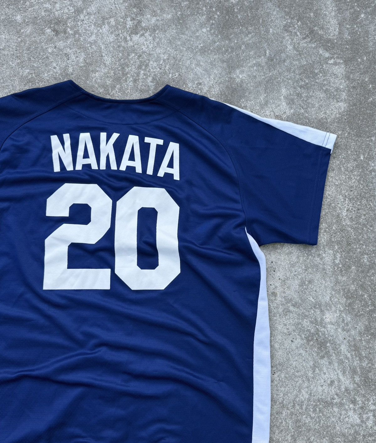 Other Vintage CHUNICHI Nakata 20 RARE Japan Jersey streetwear Size US L / EU 52-54 / 3 - 15 Thumbnail