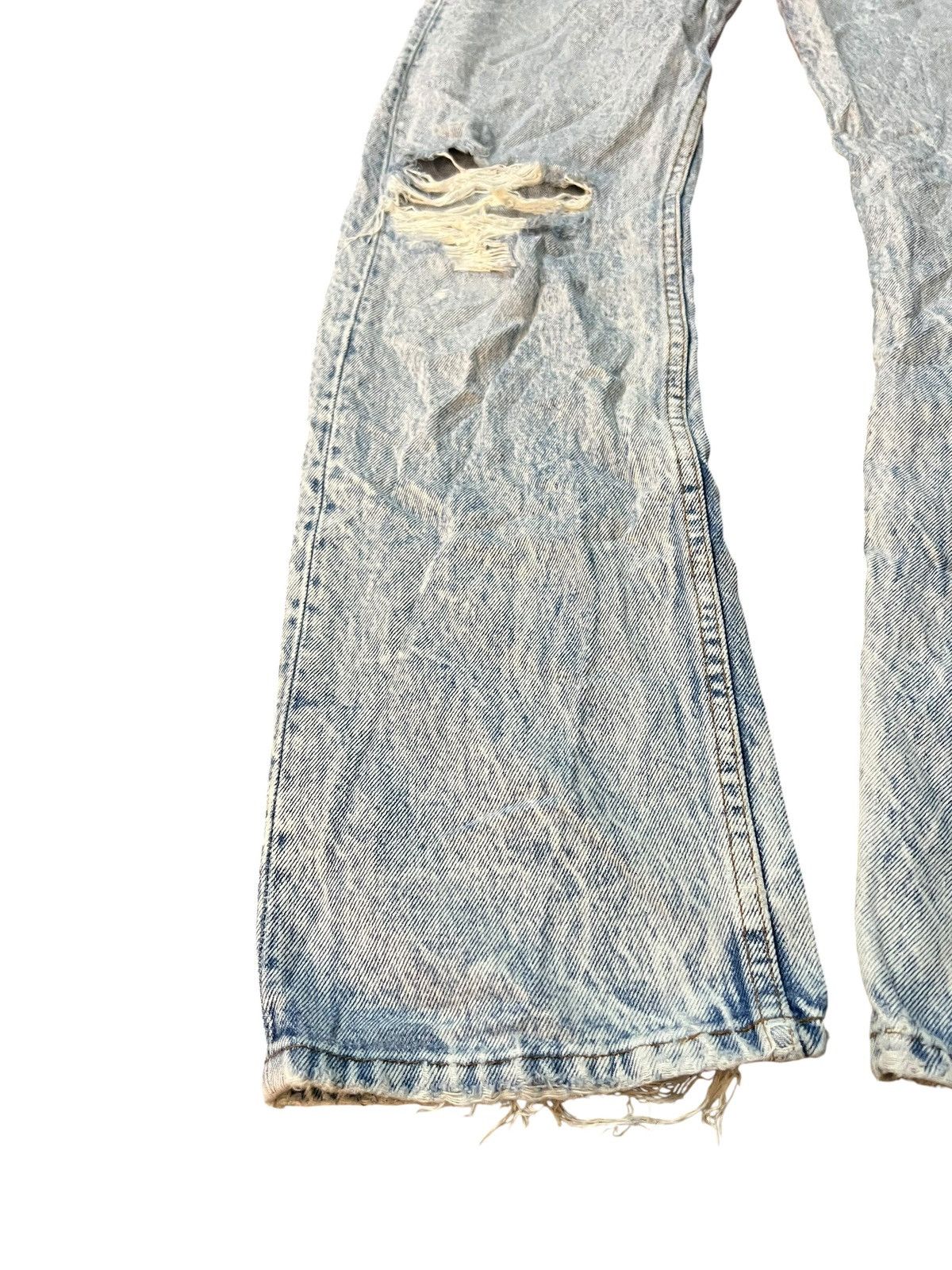 Levi's 80’s Distressed Levi’s 501 Acid Wash Rare Jean Size US 30 / EU 46 - 5 Thumbnail