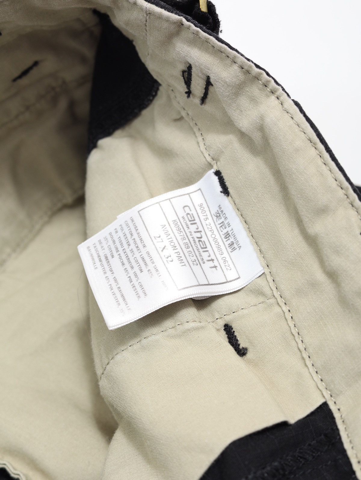 Carhartt Carhartt Aviation Cargo Pants Black 27x32 Size US 27 - 12 Thumbnail