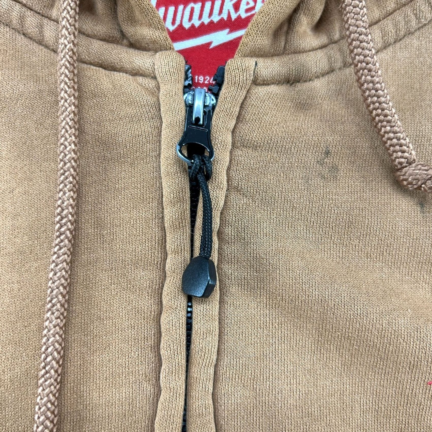 Vintage Milwaukee Hoodie Mens M Brown Full Zip Thermal Lined M12 Heated Gear UNTESTED Shirt Mens Brown Full Zip Hoodie Size US M / EU 48-50 / 2 - 5 Thumbnail