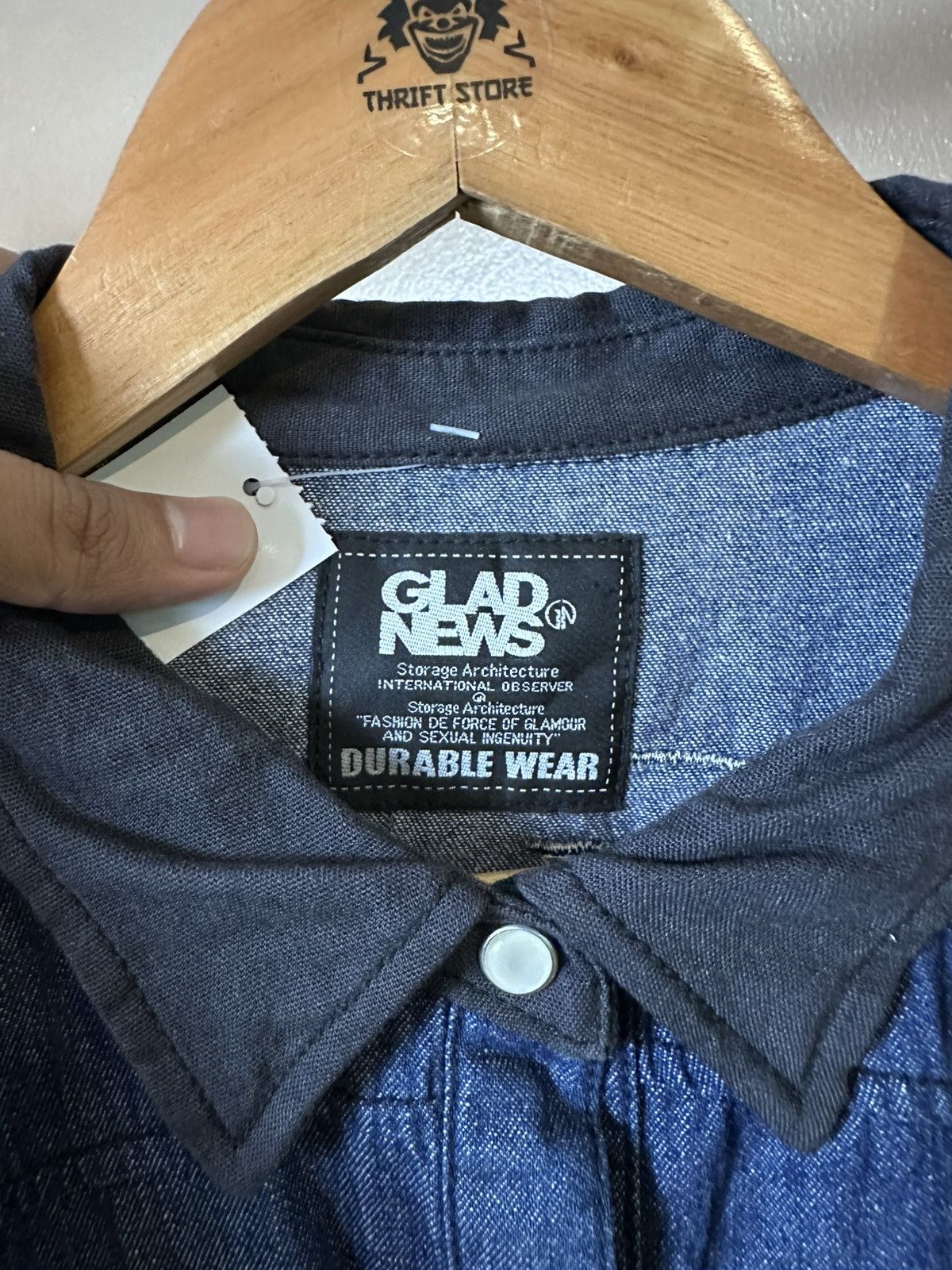 If Six Was Nine × Japanese Brand × Vintage Glad News Punk Dress Size ONE SIZE - 3 Thumbnail