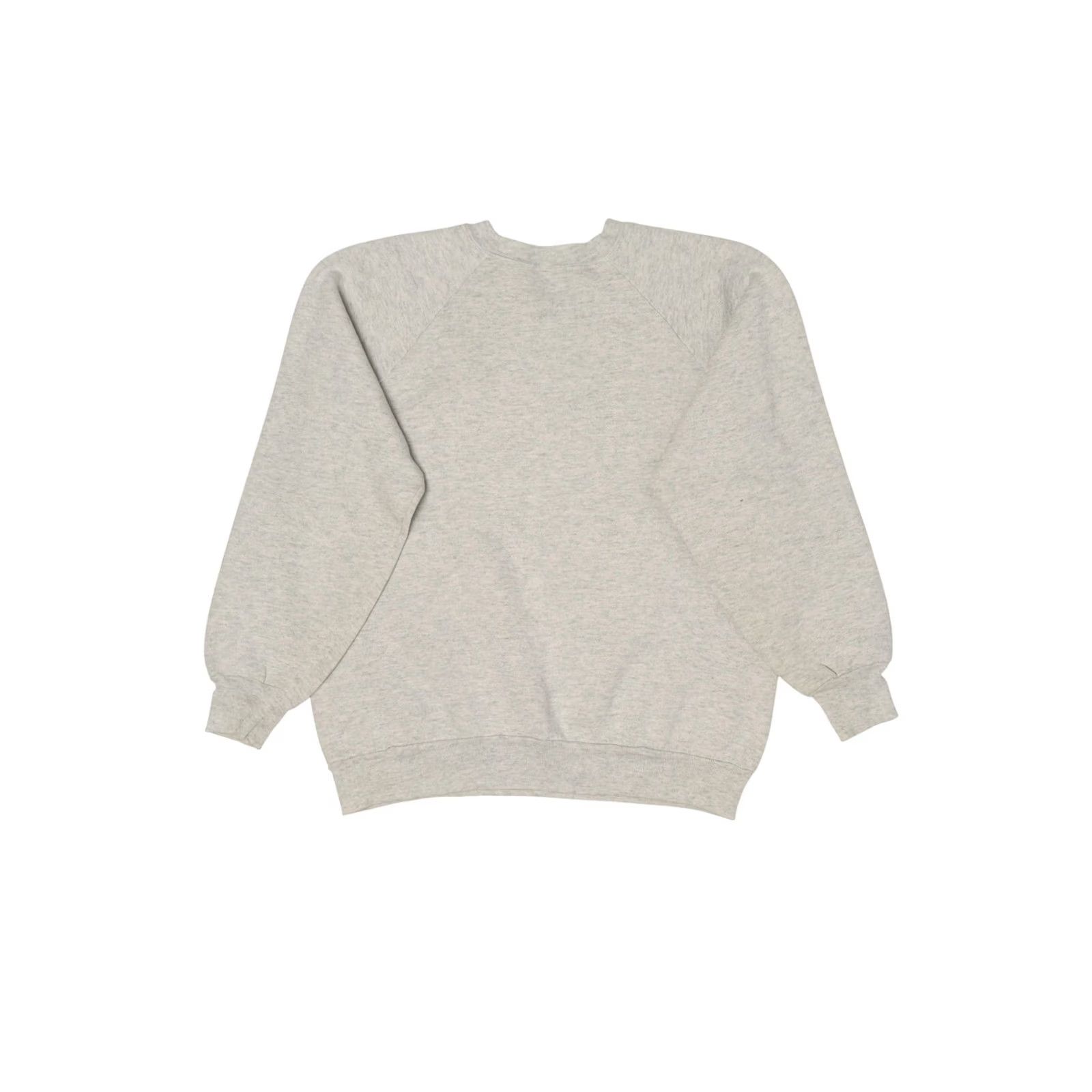 Fruit Of The Loom VINTAGE Boston Raglan Sweatshirt Mens Large Grey 1990s Fruit of the Loom USA Cotton/Polyester Size US L / EU 52-54 / 3 - 4 Thumbnail