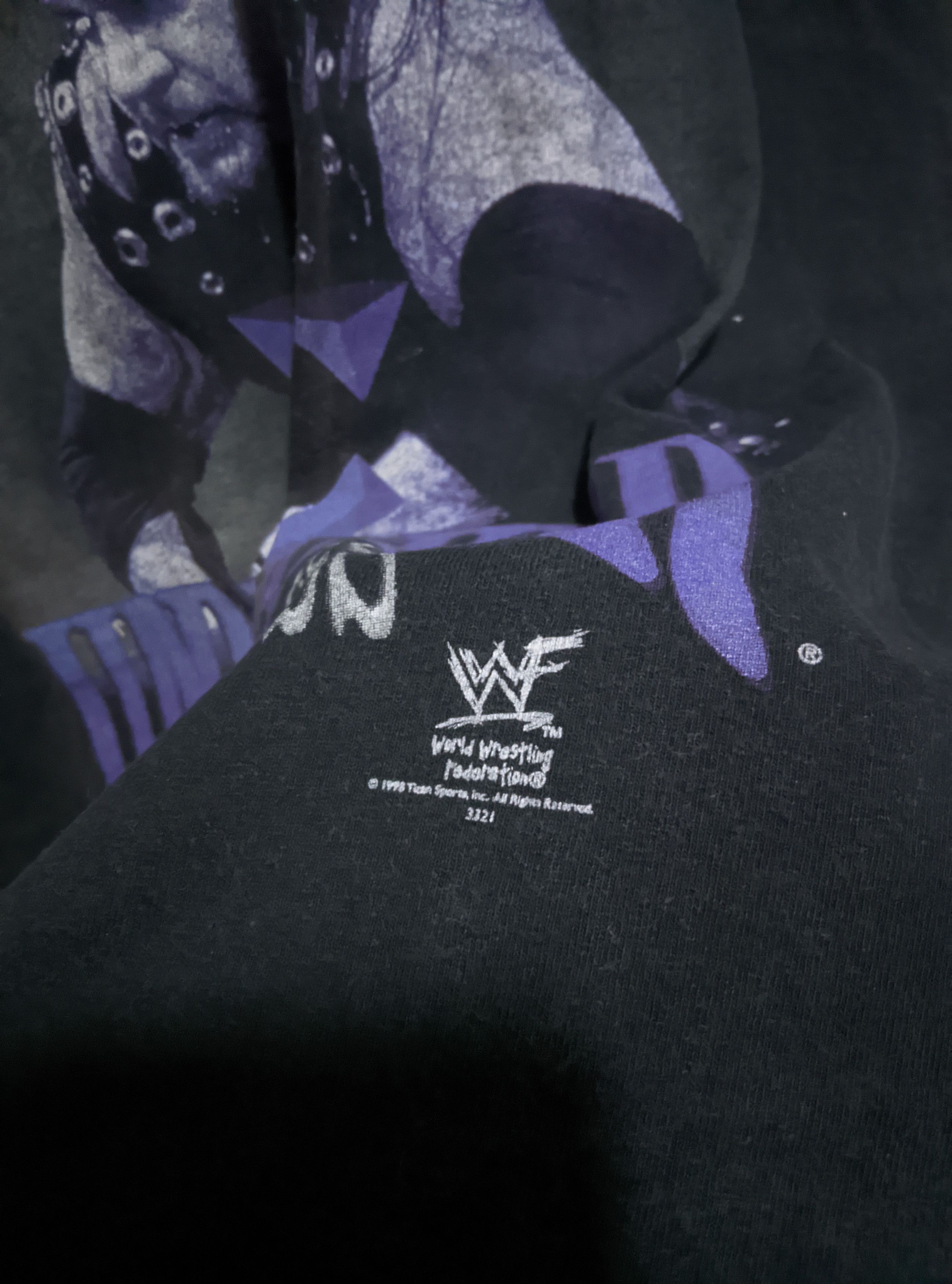 WWF Vintage 1998 undertaker lord of darkness wwf t shirt Size US XL / EU 56 / 4 - 5 Thumbnail