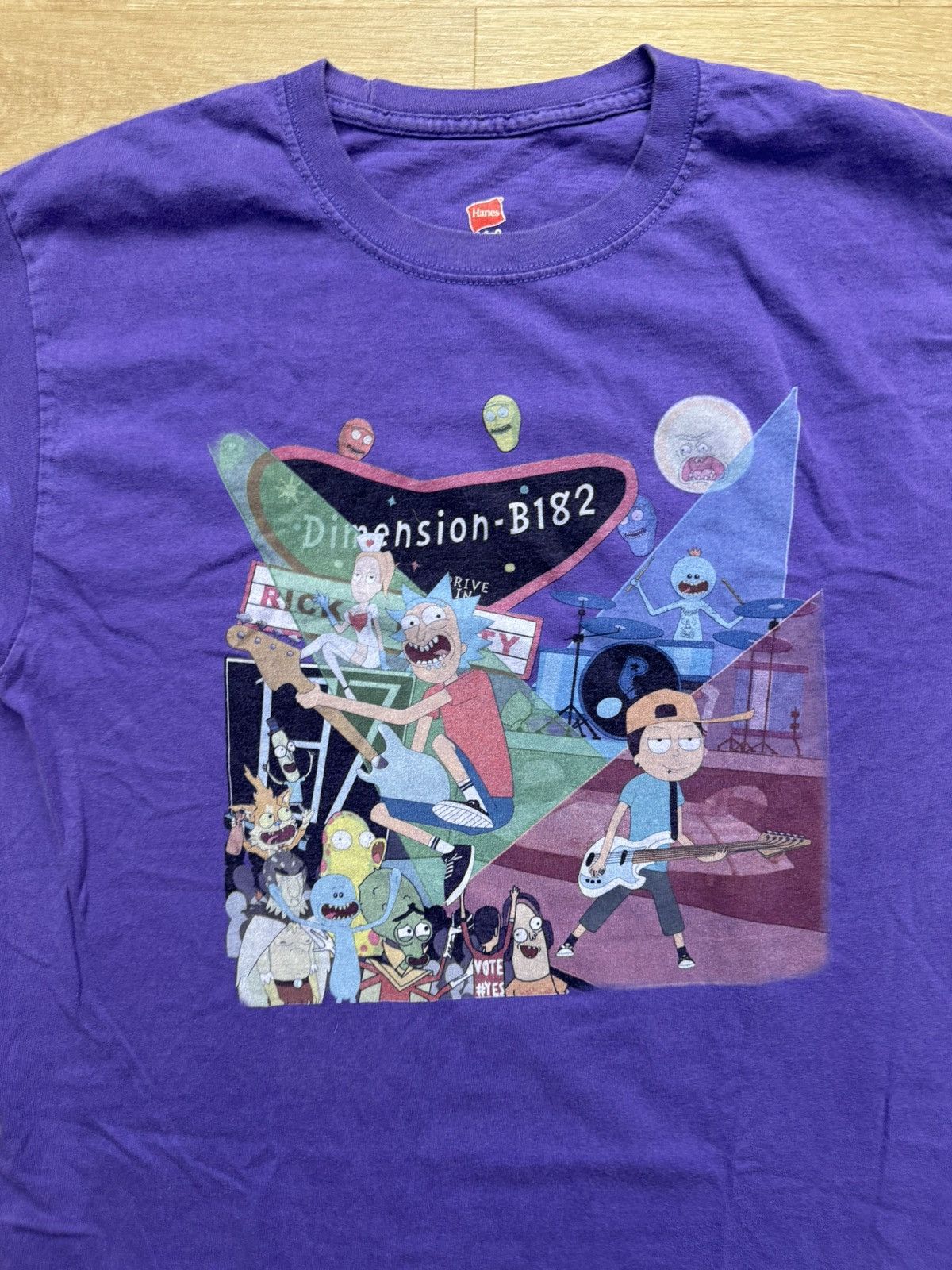 Band Tees × Cartoon Network Rick & Morty “Tom Mark & Travis Show” Y2K Blink-182 Tee Size US M / EU 48-50 / 2 - 4 Thumbnail