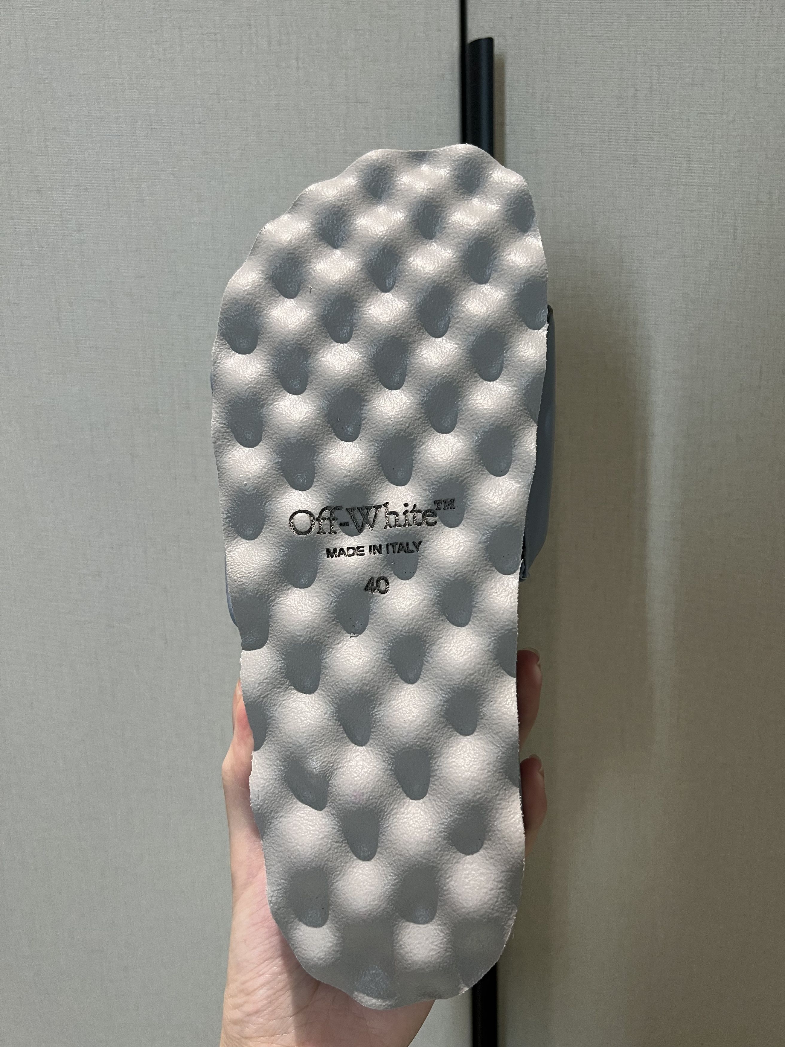 Off-White Off-White Bookish Leather Slider Size US 7 / EU 40 - 5 Thumbnail