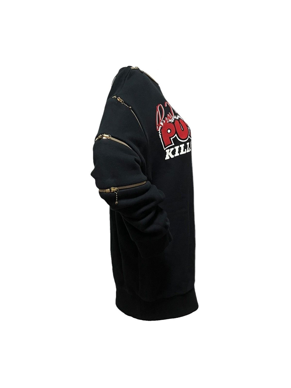 Gucci GUCCI Fall Winter 2018 Pussycat Zip Detail Sweatshirt Size US XS / EU 42 / 0 - 3 Thumbnail