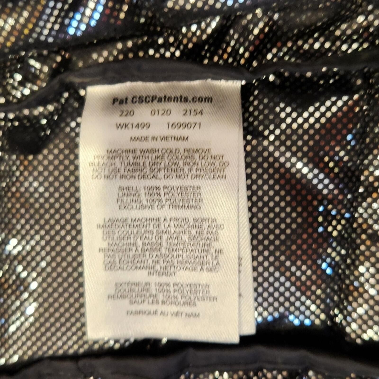 Columbia Columbia Women's Gray Black Camouflage Puffer Jacket Size L / US 10 / IT 46 - 3 Thumbnail