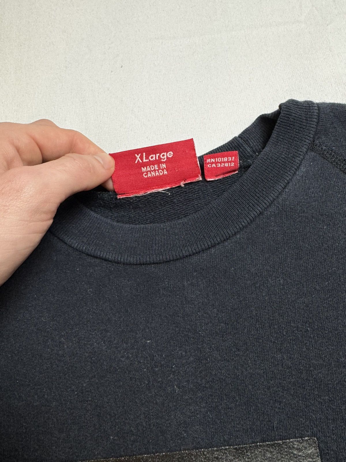 Supreme Supreme Black Screenprint Box Logo Crewneck 2007 Size US XL / EU 56 / 4 - 5 Thumbnail