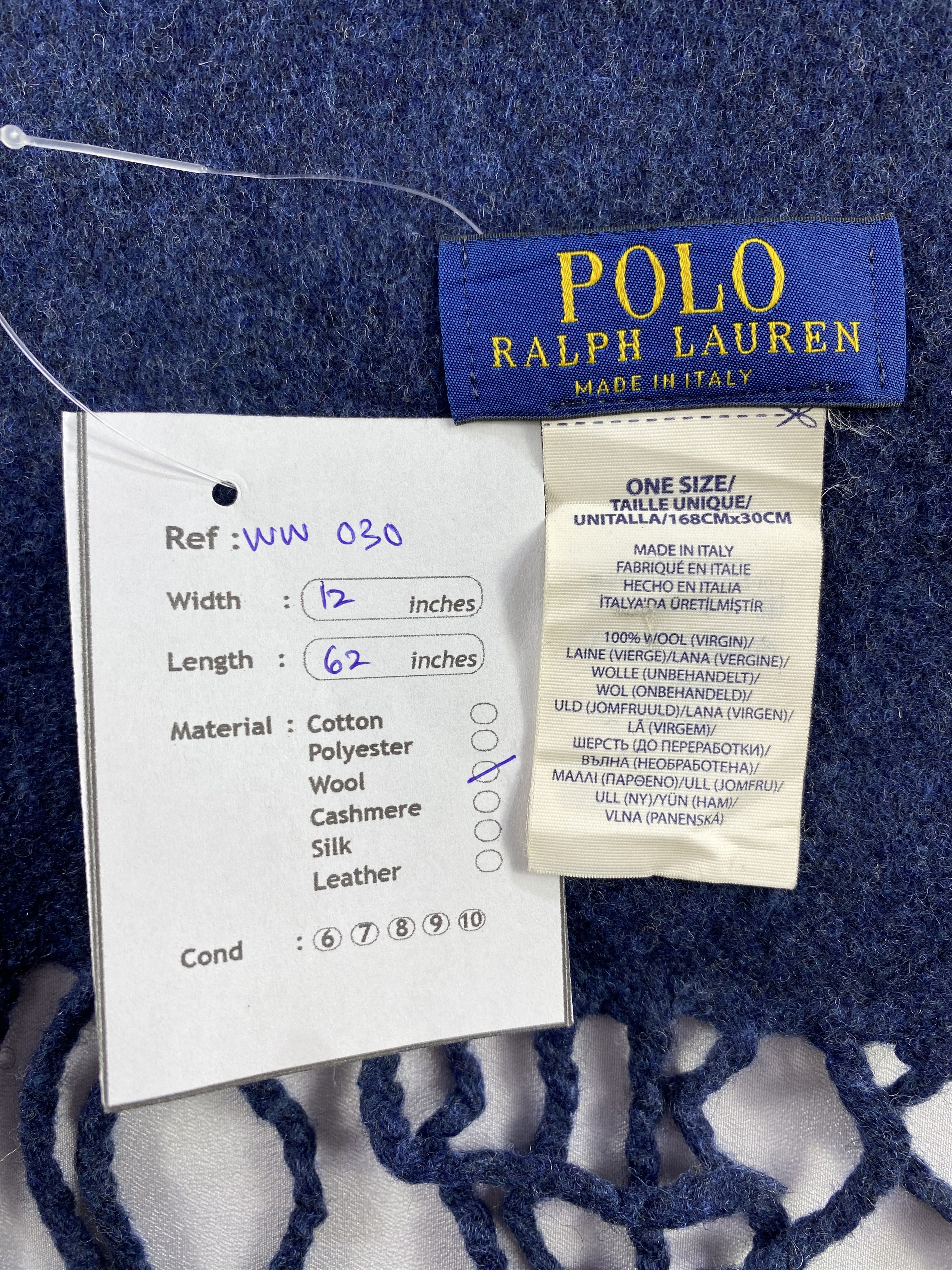 Polo Ralph Lauren × Vintage Polo Ralph Lauren Scarf / Muffler / Neckwear Size ONE SIZE - 6 Thumbnail