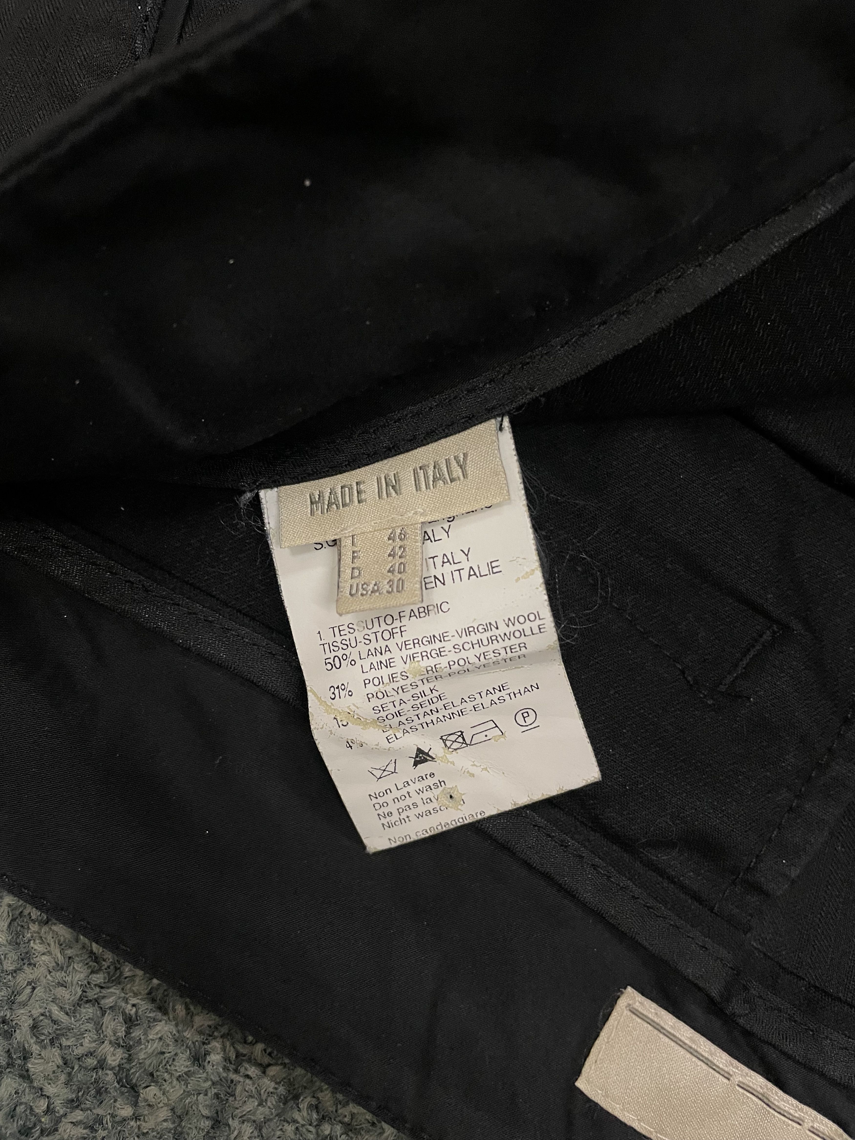Marithe + Francois Girbaud Marithe Francois Girbaud wool casual black pants Size US 31 - 8 Thumbnail