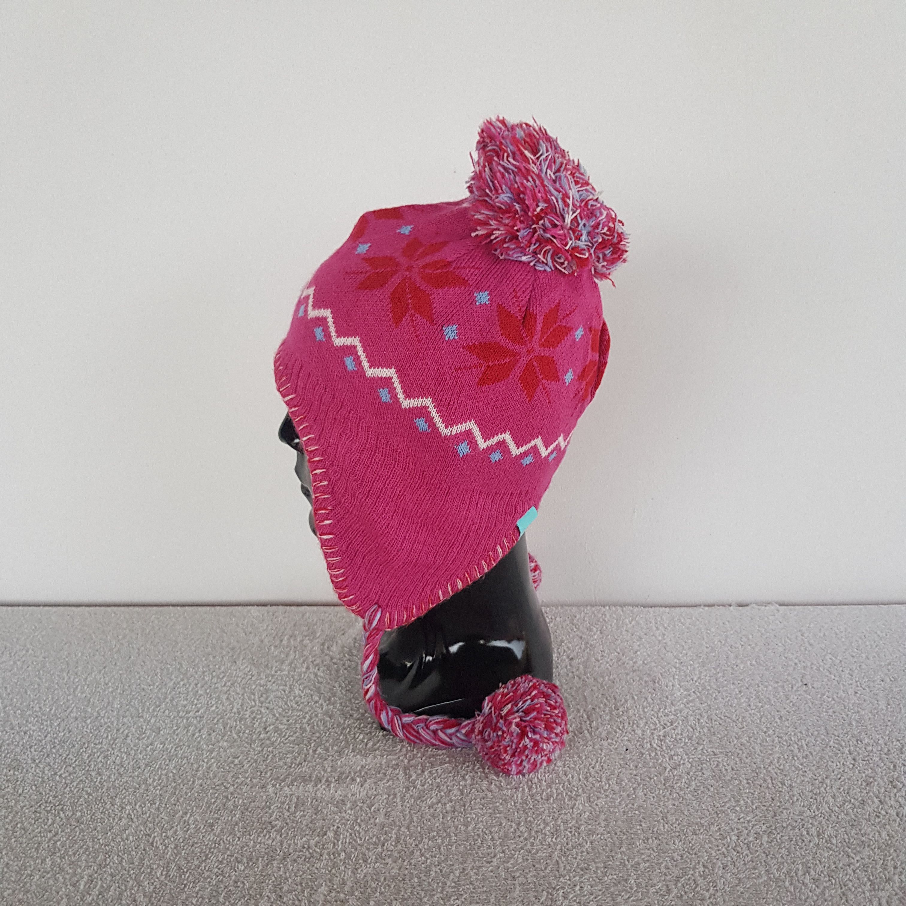 Japanese Brand Vintage Fables Earflap Beanie Pom Pom Snow Caps Ski Hats. Size ONE SIZE - 4 Thumbnail