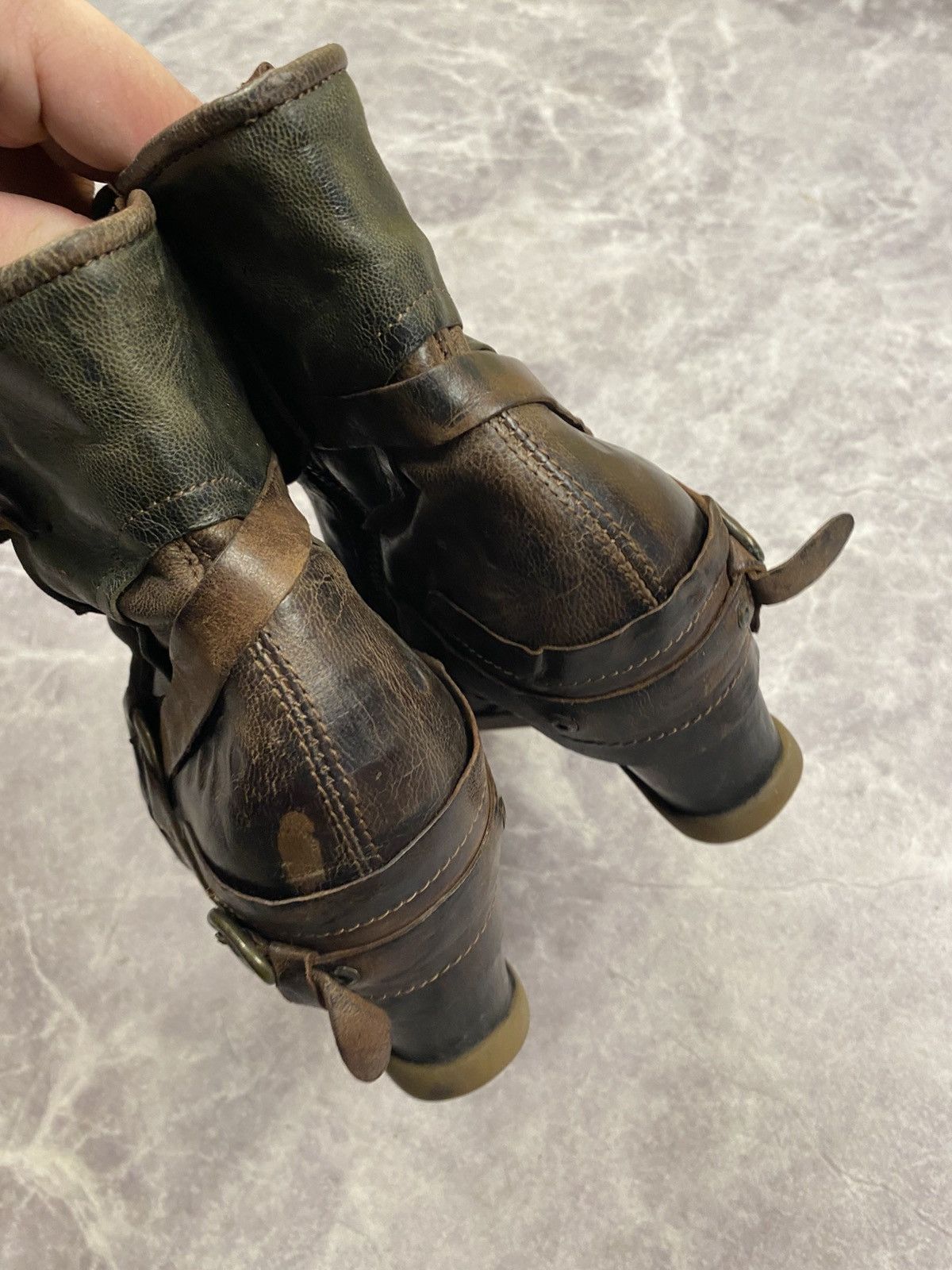 Other Vintage Avantgarde Y2K Grange A.S.98 Style Boho Boots ASH Size US 10 / IT 40 - 7 Thumbnail
