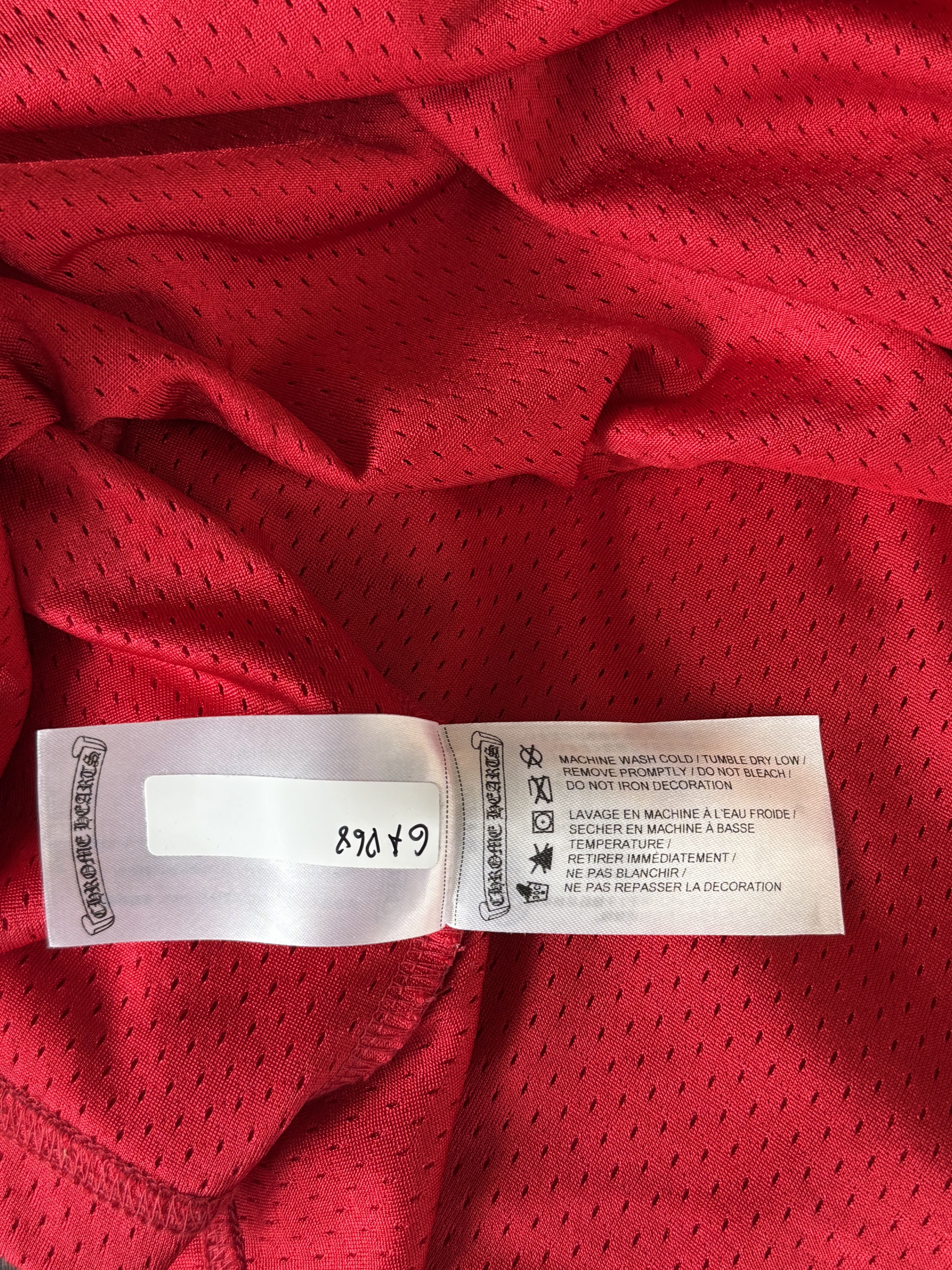 Chrome Hearts Matty Boy Red Form Mesh Jersey Longsleeve T-Shirt Size US XL / EU 56 / 4 - 5 Thumbnail