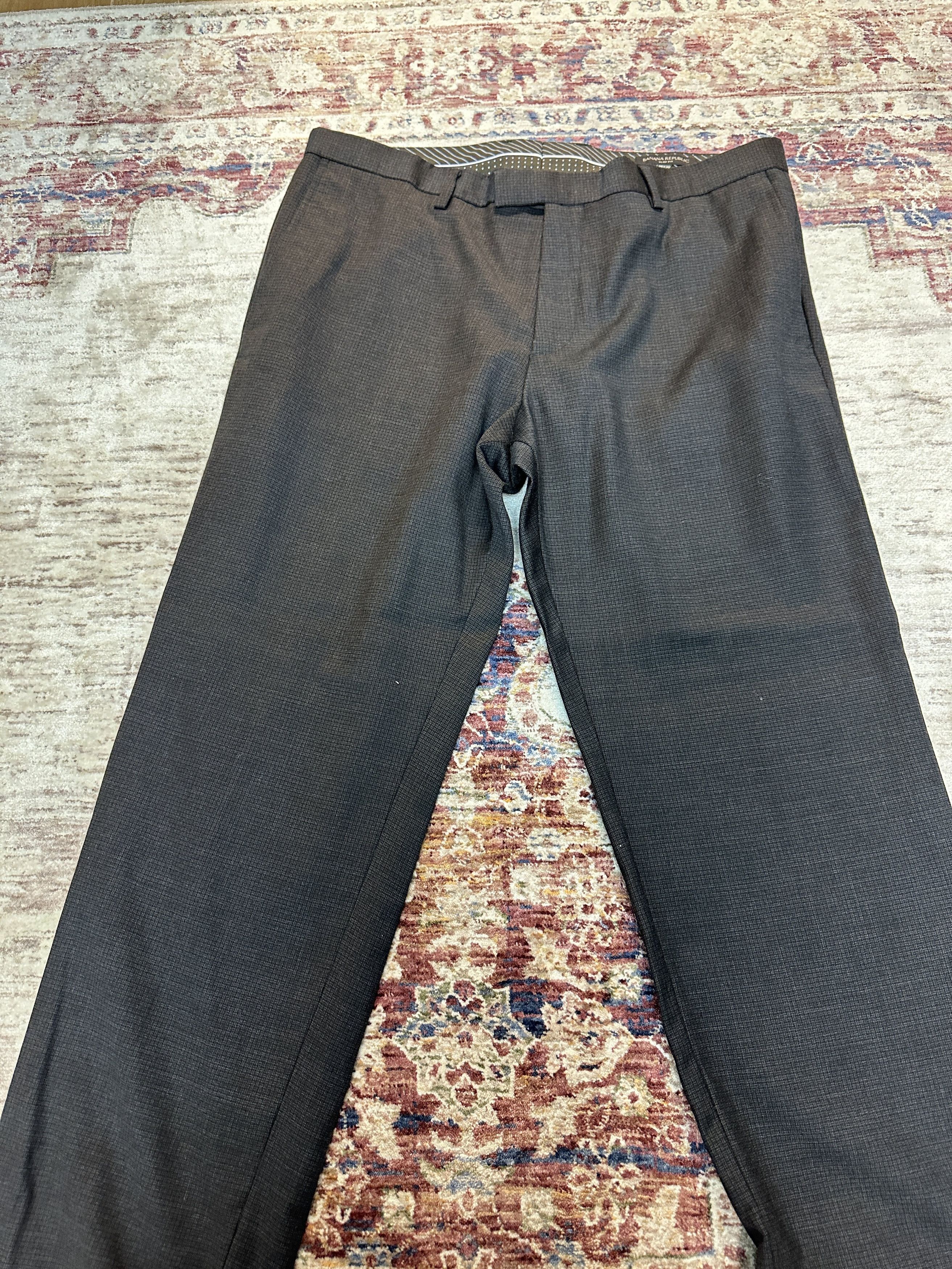 Banana Republic Banana Republic Men's Espresso Color Pants Size 36/30 Size US 36 / EU 52 - 1 Thumbnail
