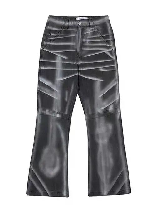 VIBE Street zip washed micro-flared jeans Size US 34 / EU 50 - 5 Thumbnail