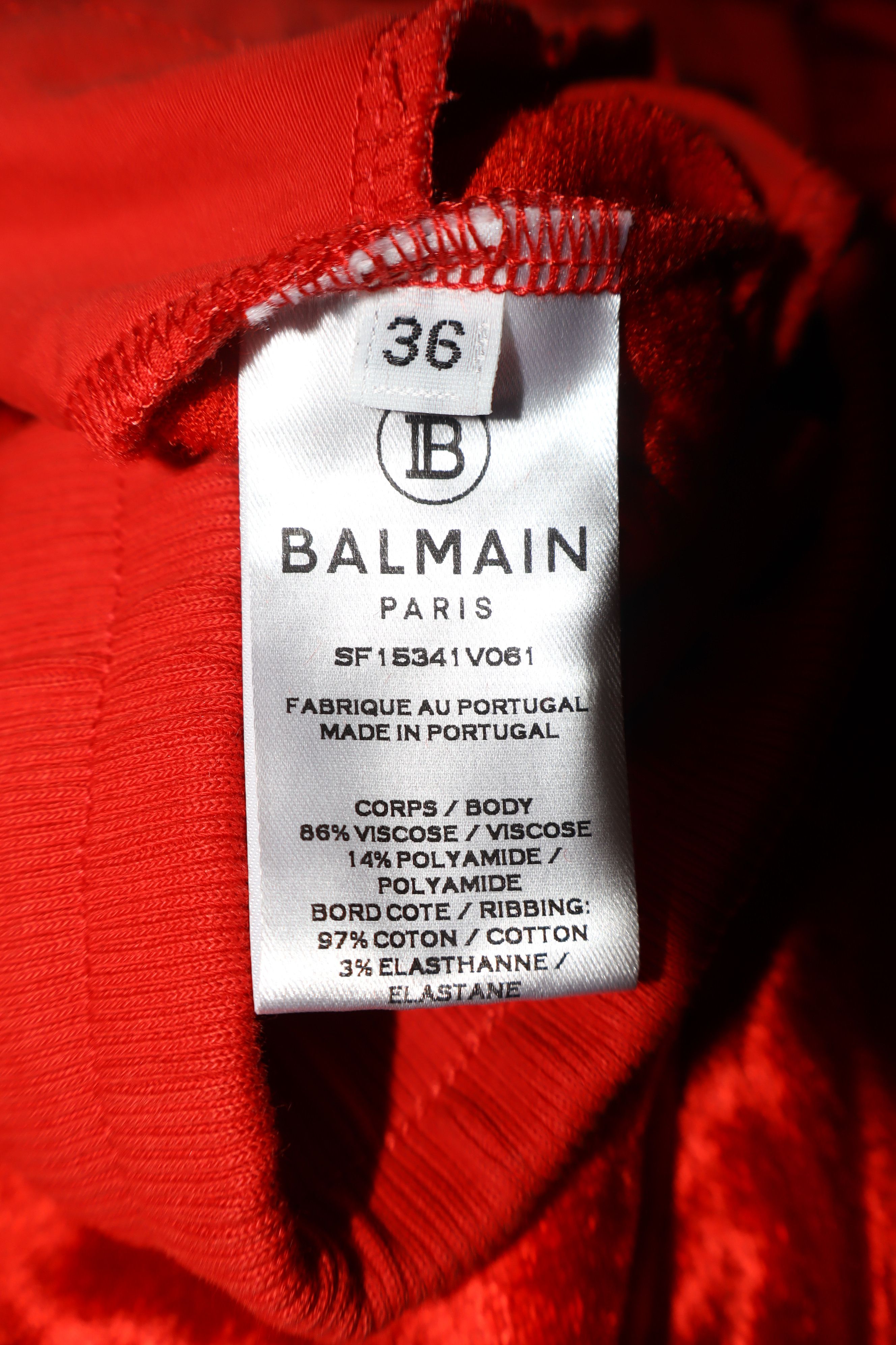 Balmain Balmain velvet pants Size 25" / US 0 / IT 36 - 10 Thumbnail