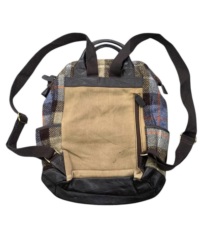 Harris Tweed British Green Harris Tweed Mini Backpack 2 in 1 Style Size ONE SIZE - 2 Thumbnail