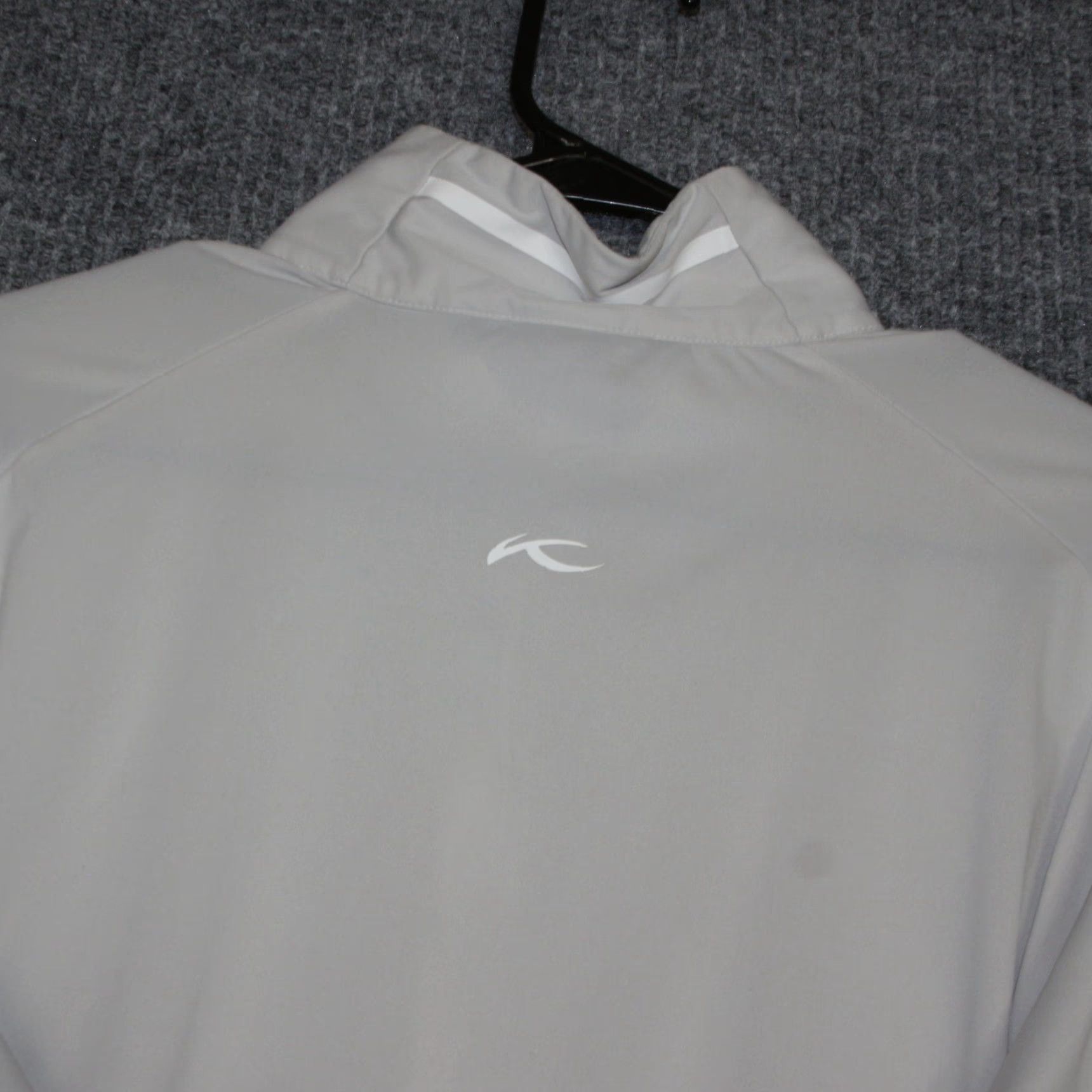 KJUS KJUS Men SEVVE Jacket 1/4 Zip Light Gray Golf Outerwear Lightweight Stretch (XL) Regular Fit Water Resistant Breathable Softshell Windbreaker Size US XL / EU 56 / 4 - 6 Thumbnail