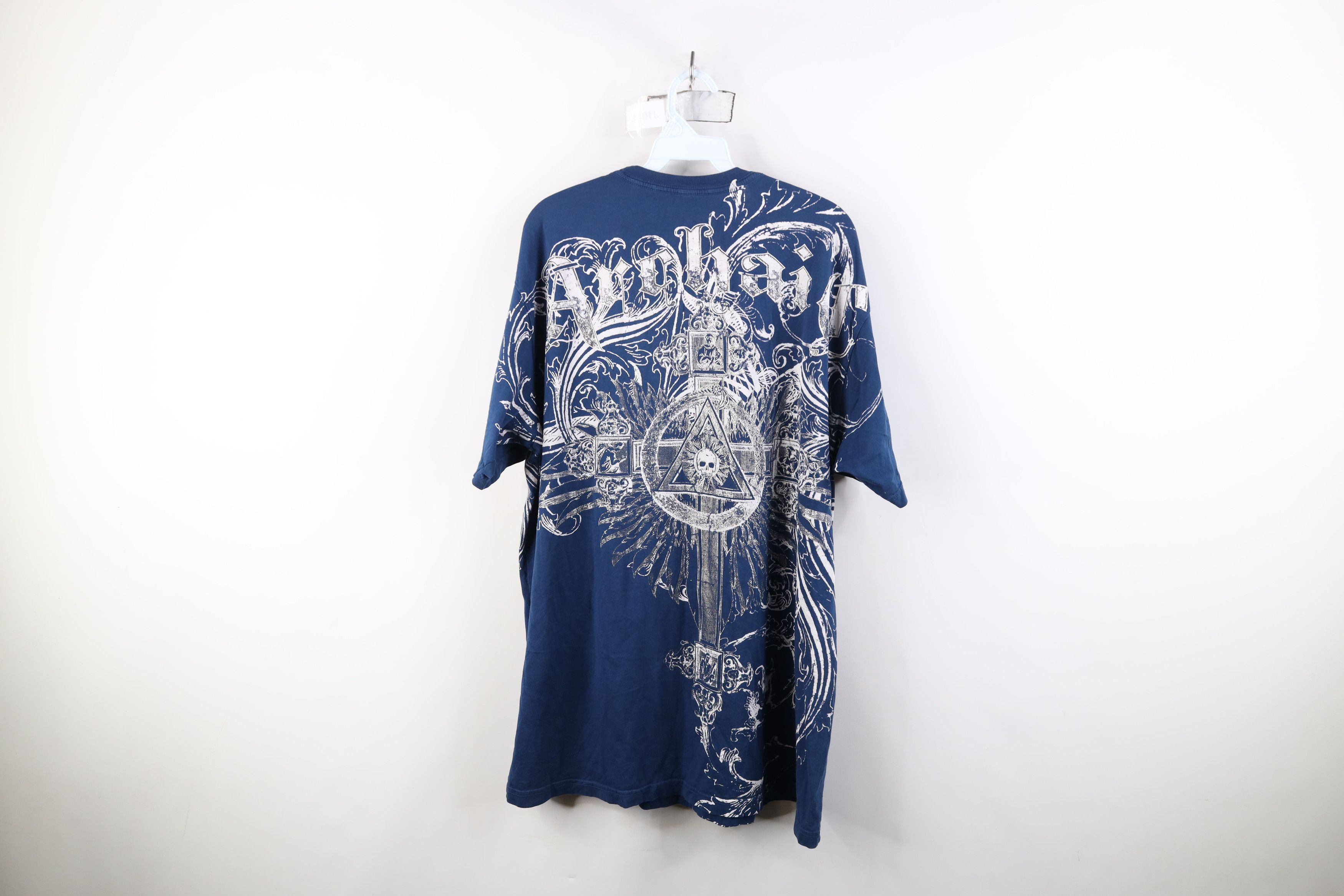 Affliction Vintage Affliction Tribal Cross Skull UFC MMA T-Shirt USA Size US XXL / EU 58 / 5 - 13 Thumbnail
