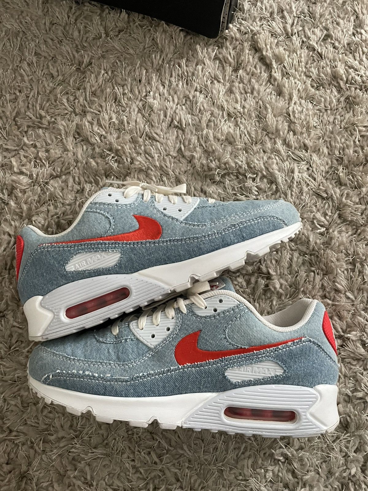 Nike Nike Air Max 90 Denim Size US 10.5 / EU 43-44 - 2 Thumbnail