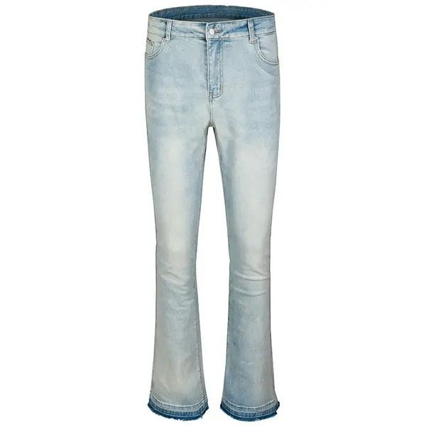 VIBE faded damaged distressed flared jeans Size US 32 / EU 48 - 4 Thumbnail