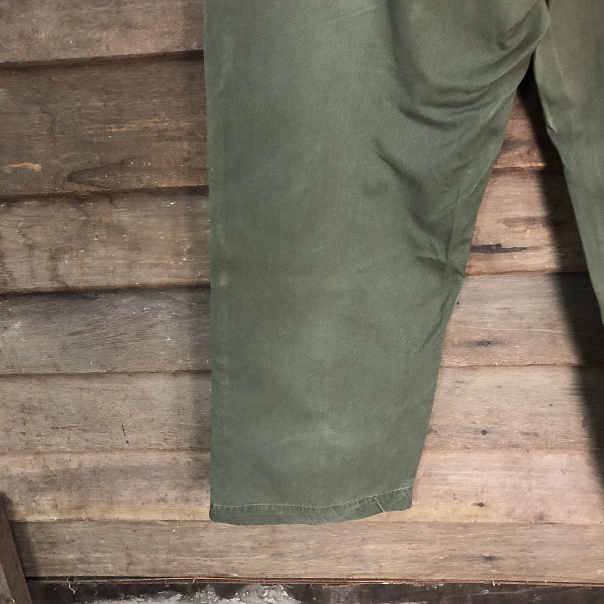 Vintage DL Japan army double knee vintage Green Cargo pants #S2779 Size US 30 / EU 46 - 14 Thumbnail