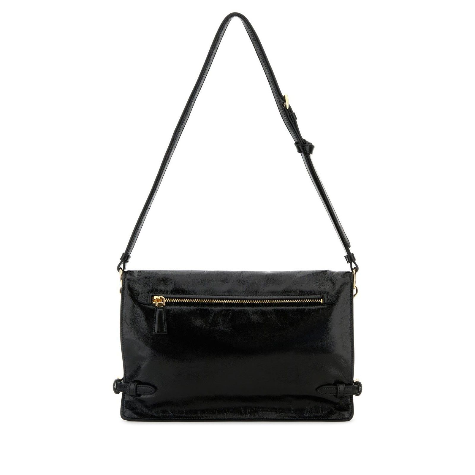 Prada PRADA Iconic Black Leather Shoulder Bag New & Authentic Size ONE SIZE - 3 Thumbnail