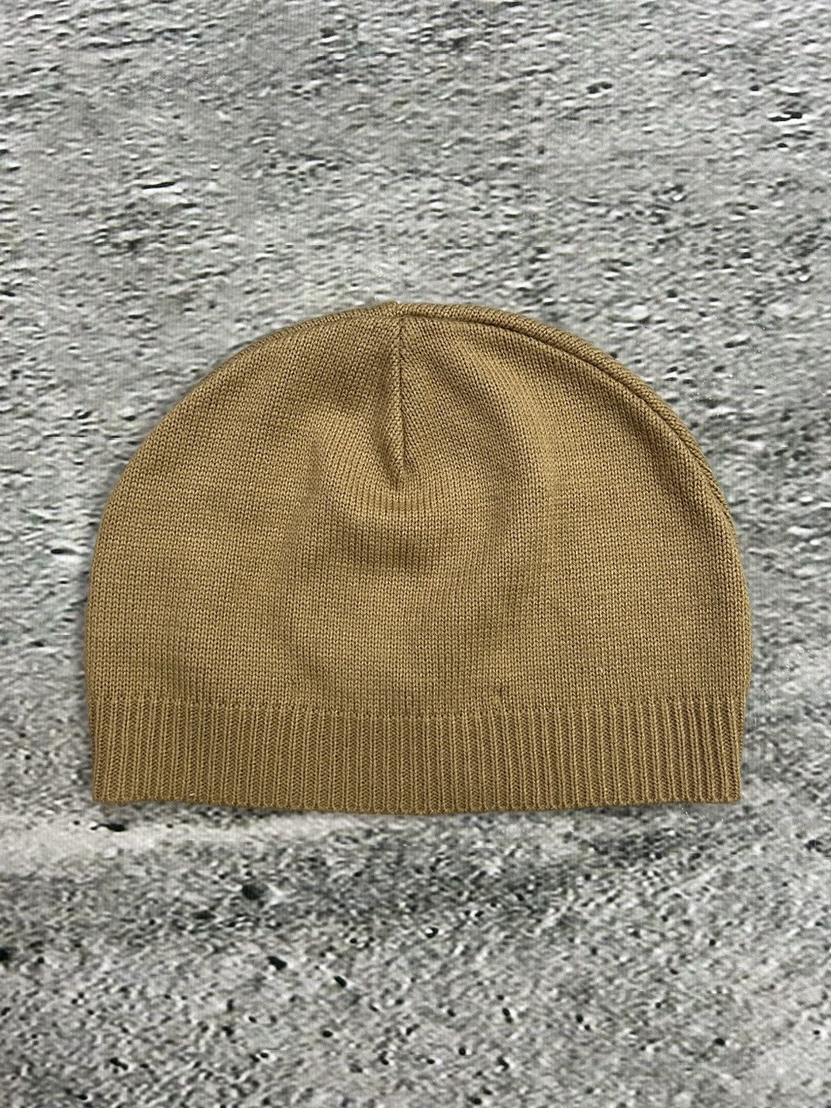 Evisu × Vintage Evisu Donna beanie Y2K seagull big Logo beige white Size ONE SIZE - 2 Thumbnail