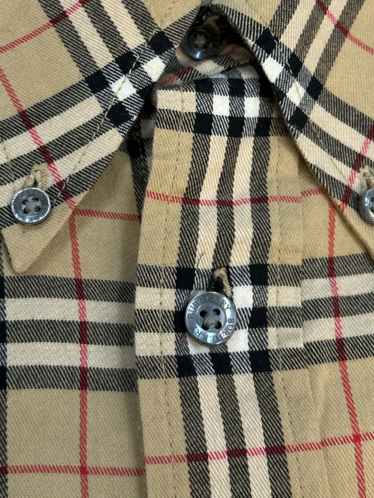 Burberry 👔 Classic Burberry London Nova Check Flannel Shirt Size US M / EU 48-50 / 2 - 6 Thumbnail