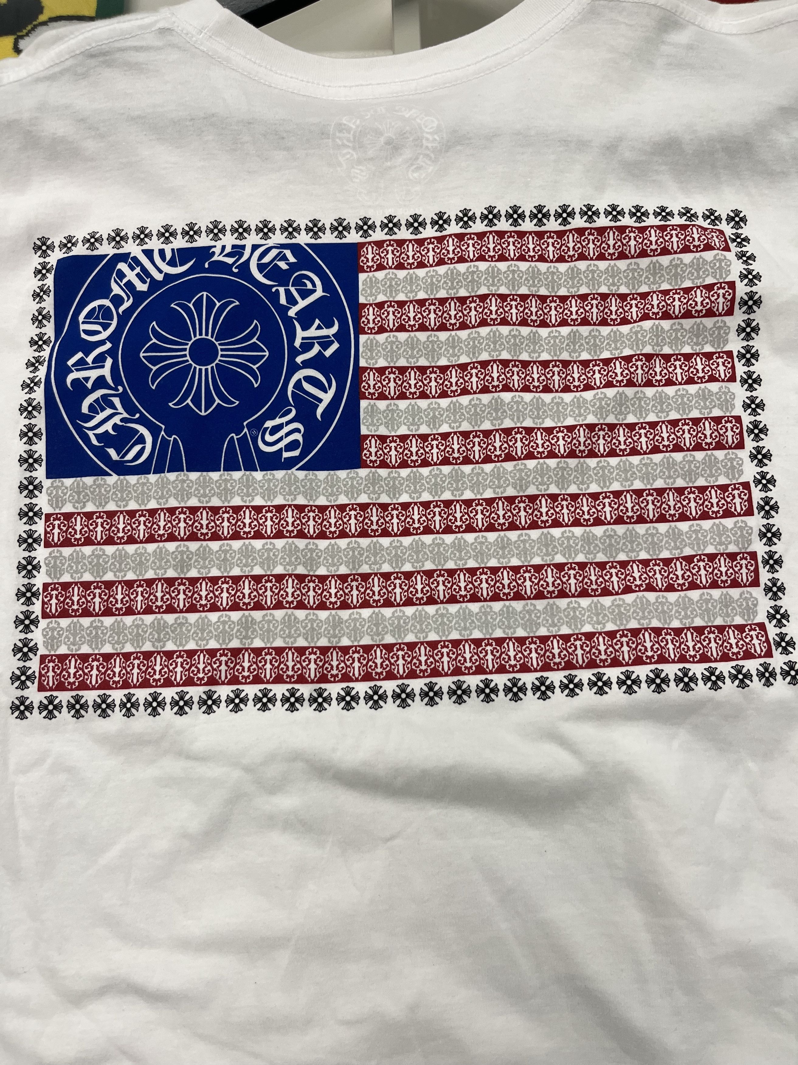Chrome Hearts Chrome Hearts American Flag Dagger Tee Size US XL / EU 56 / 4 - 11 Thumbnail